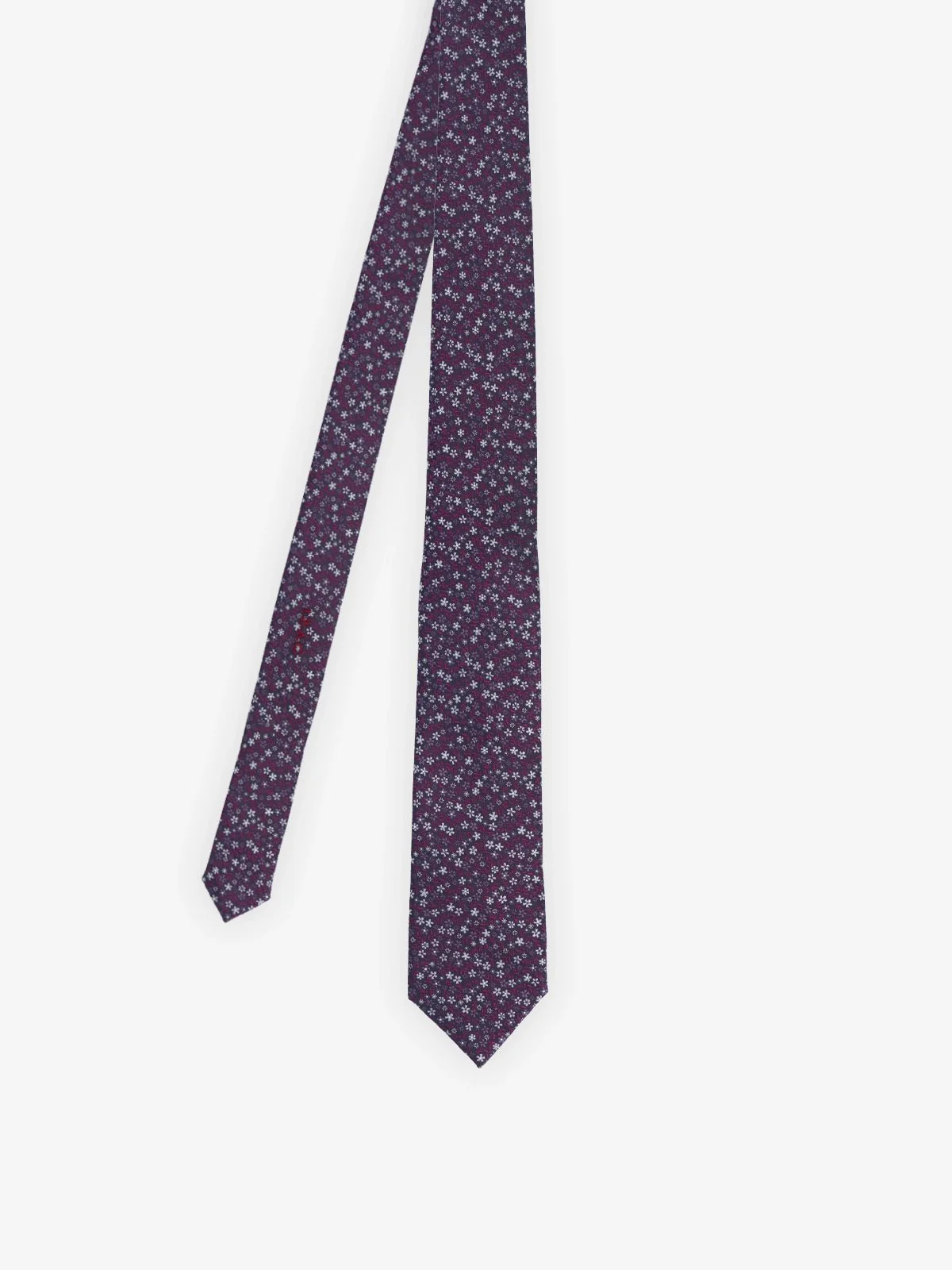 Cravate fantaisie bordeaux