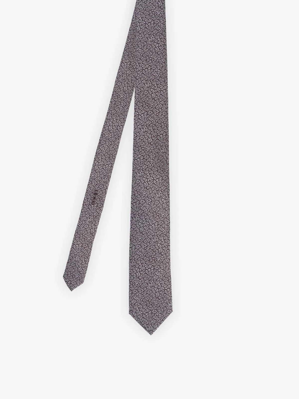Cravate fantaisie marron