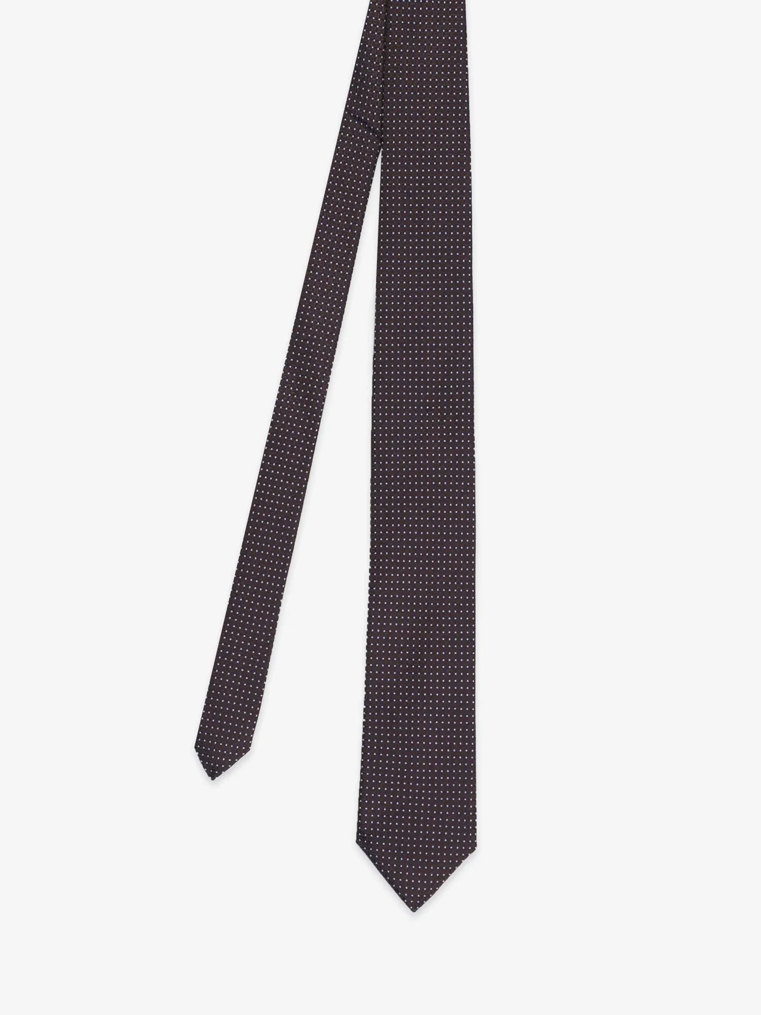 Cravate fantaisie marron