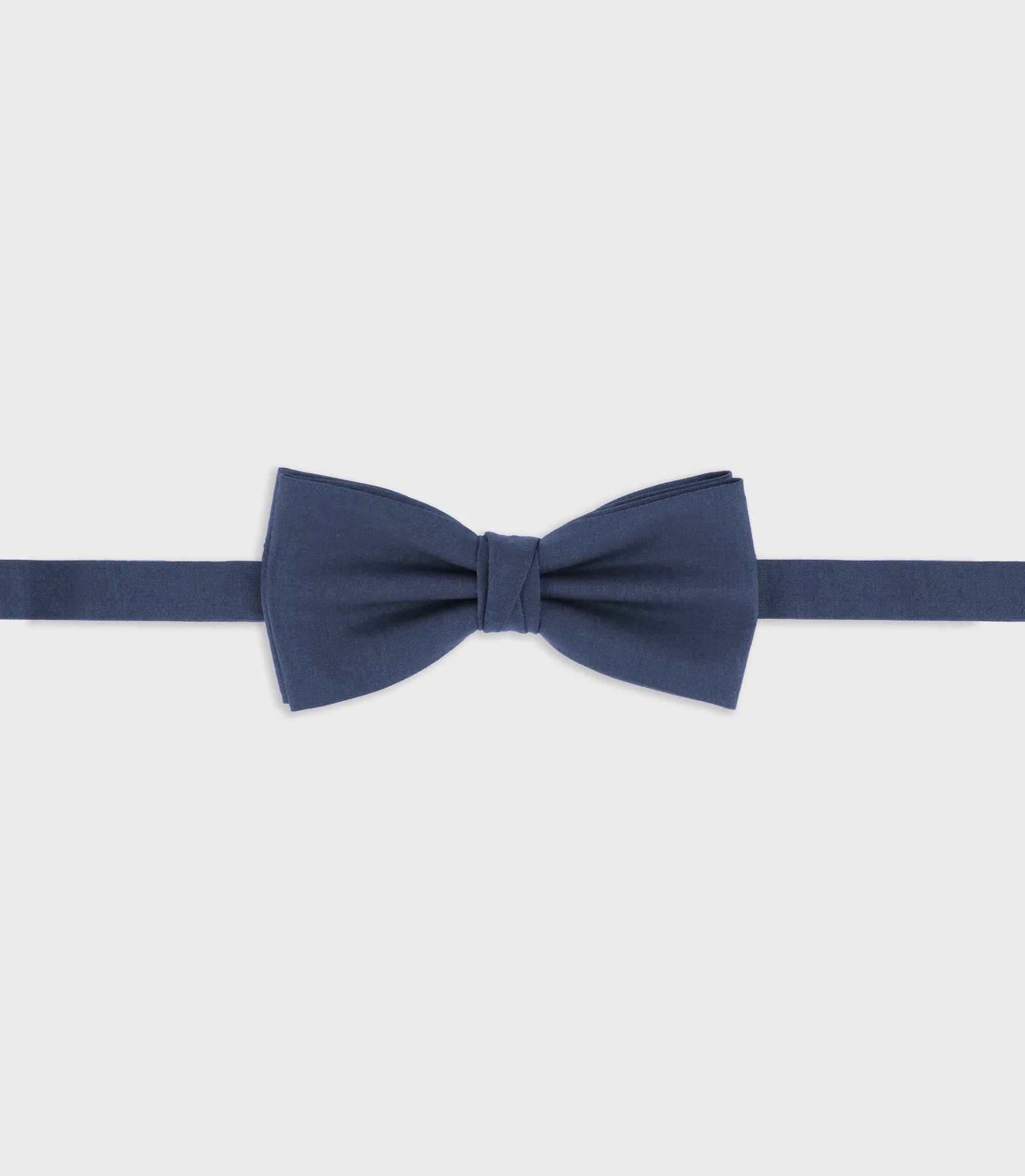 Nœud papillon en tissu marine