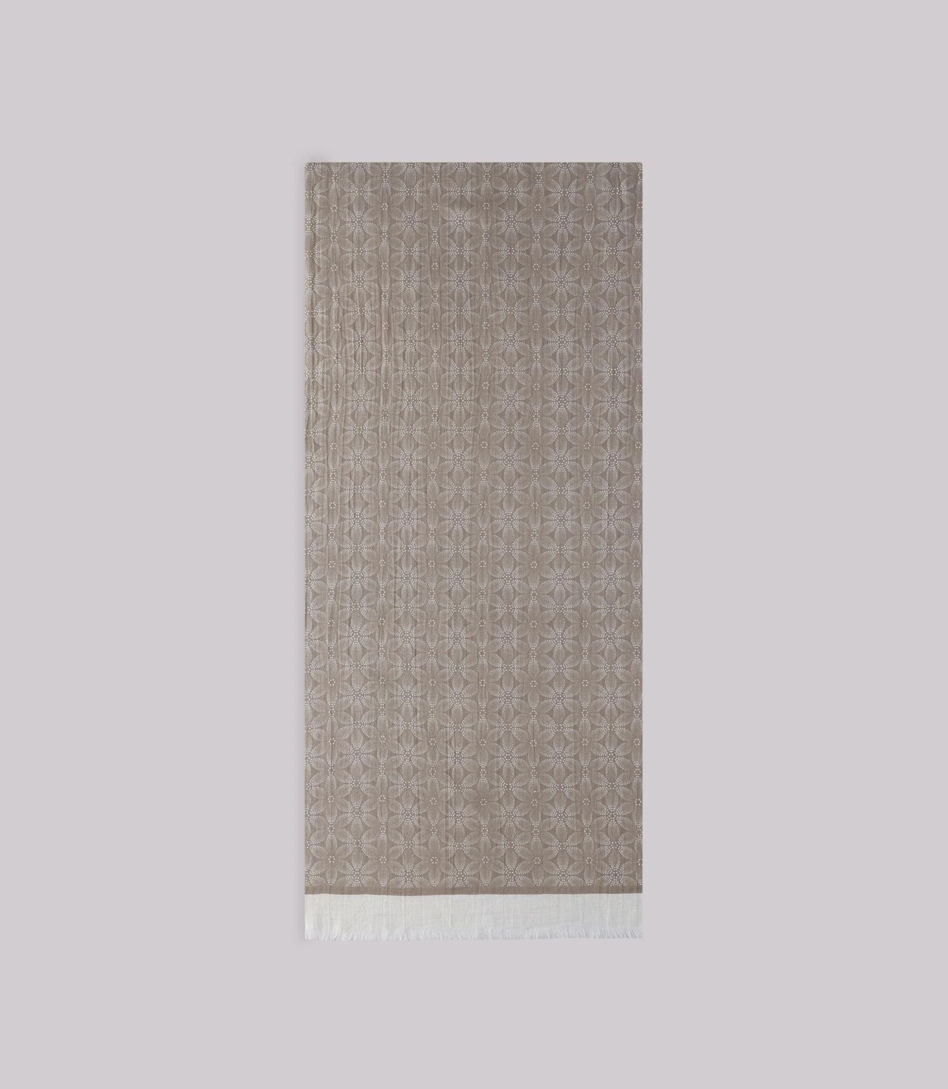 Écharpe fantaisie beige