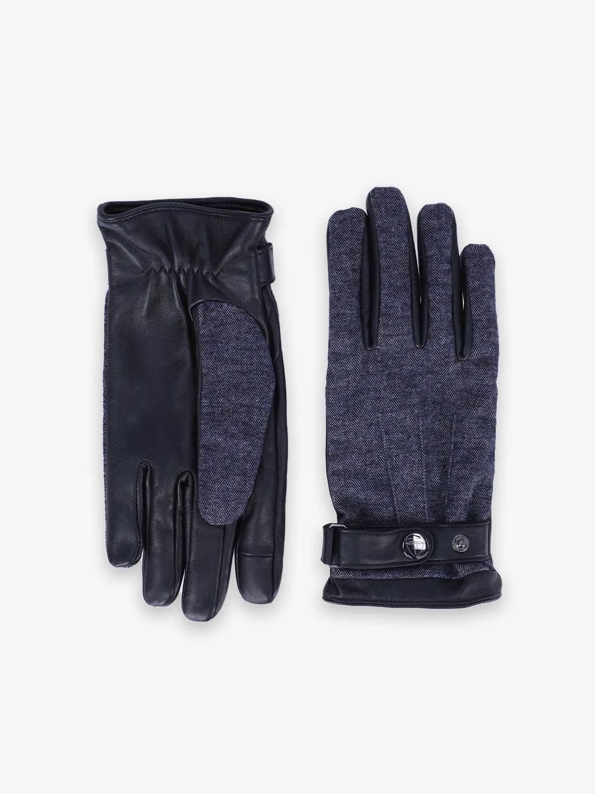 Gants en tissu marine