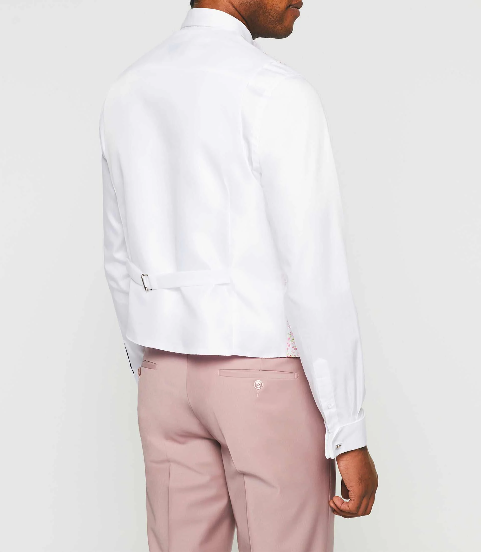 Gilet de costume cérémonie rose "Jacques" - Image 5