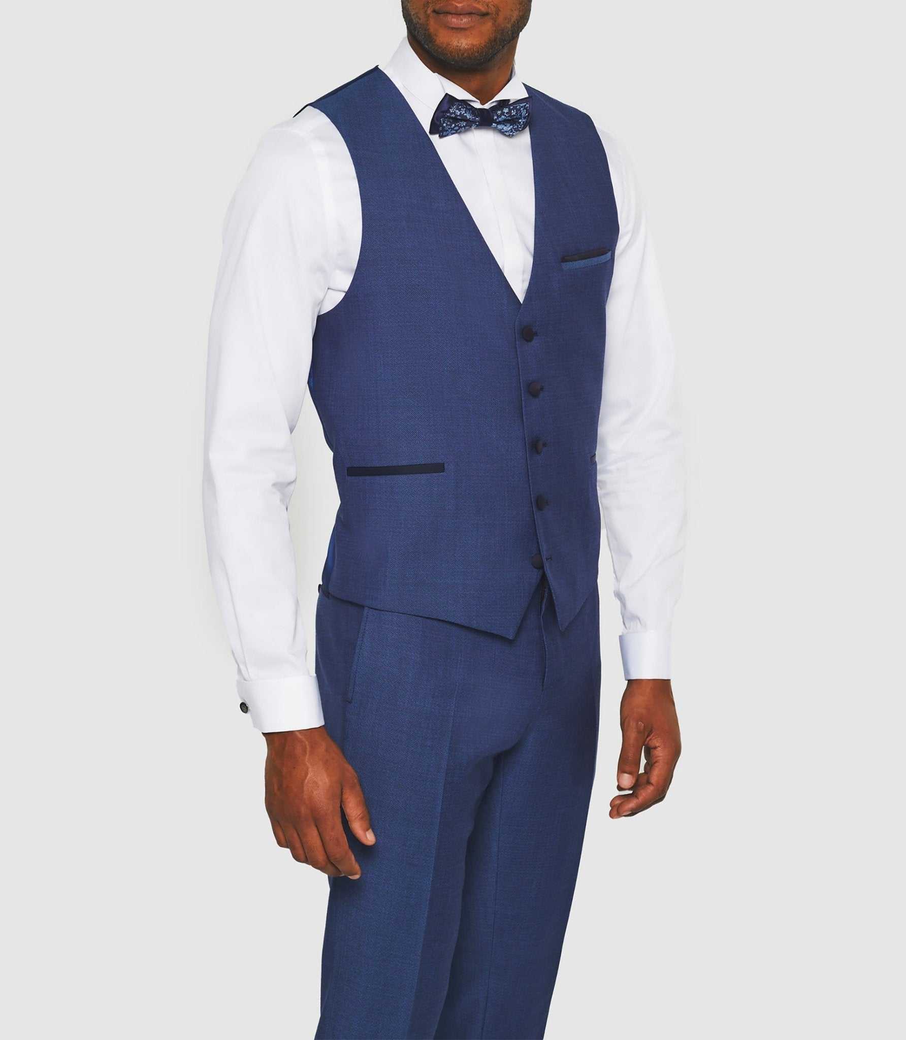 Gilet de costume bleu marine "Jfougue" - Image 5