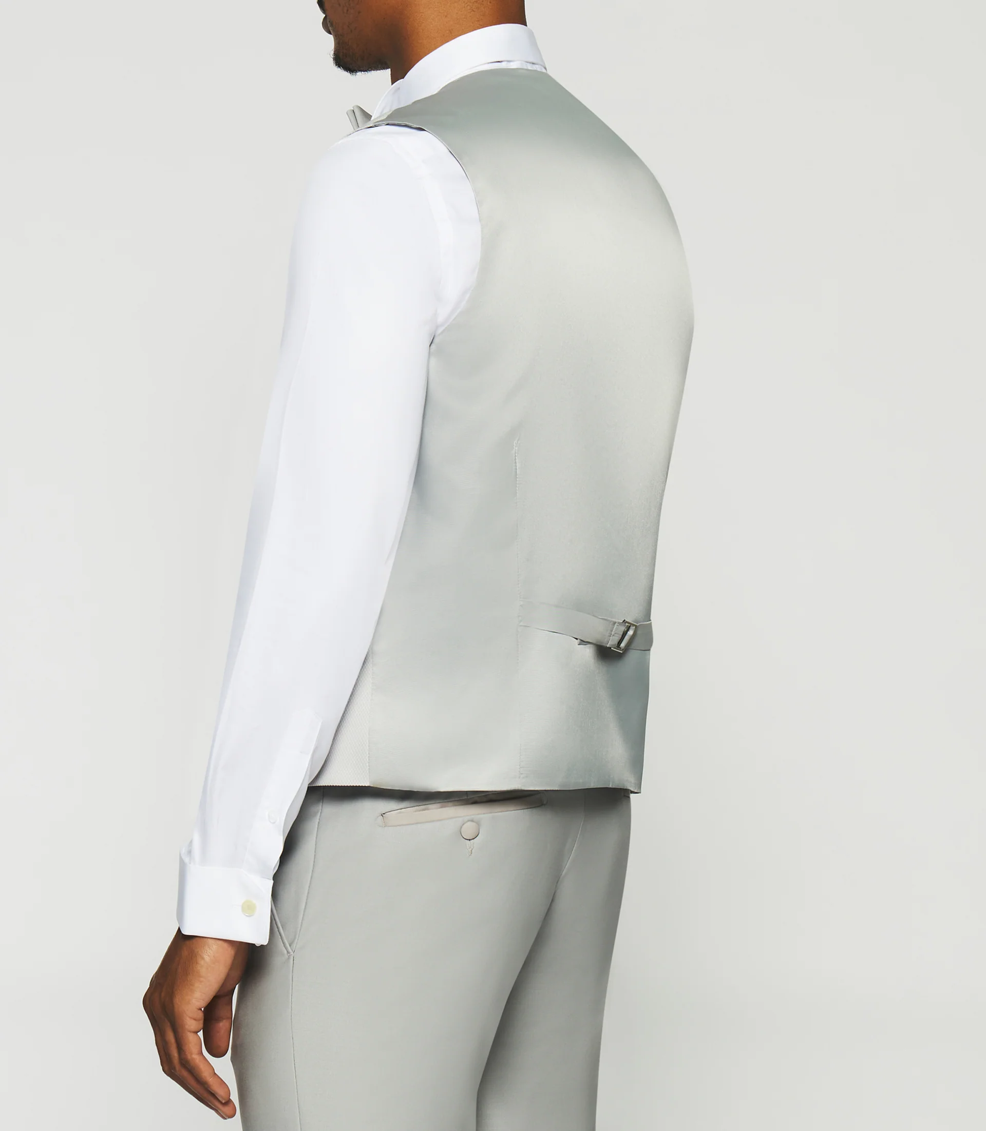 Gilet de costume gris clair JOLIE - Image 2