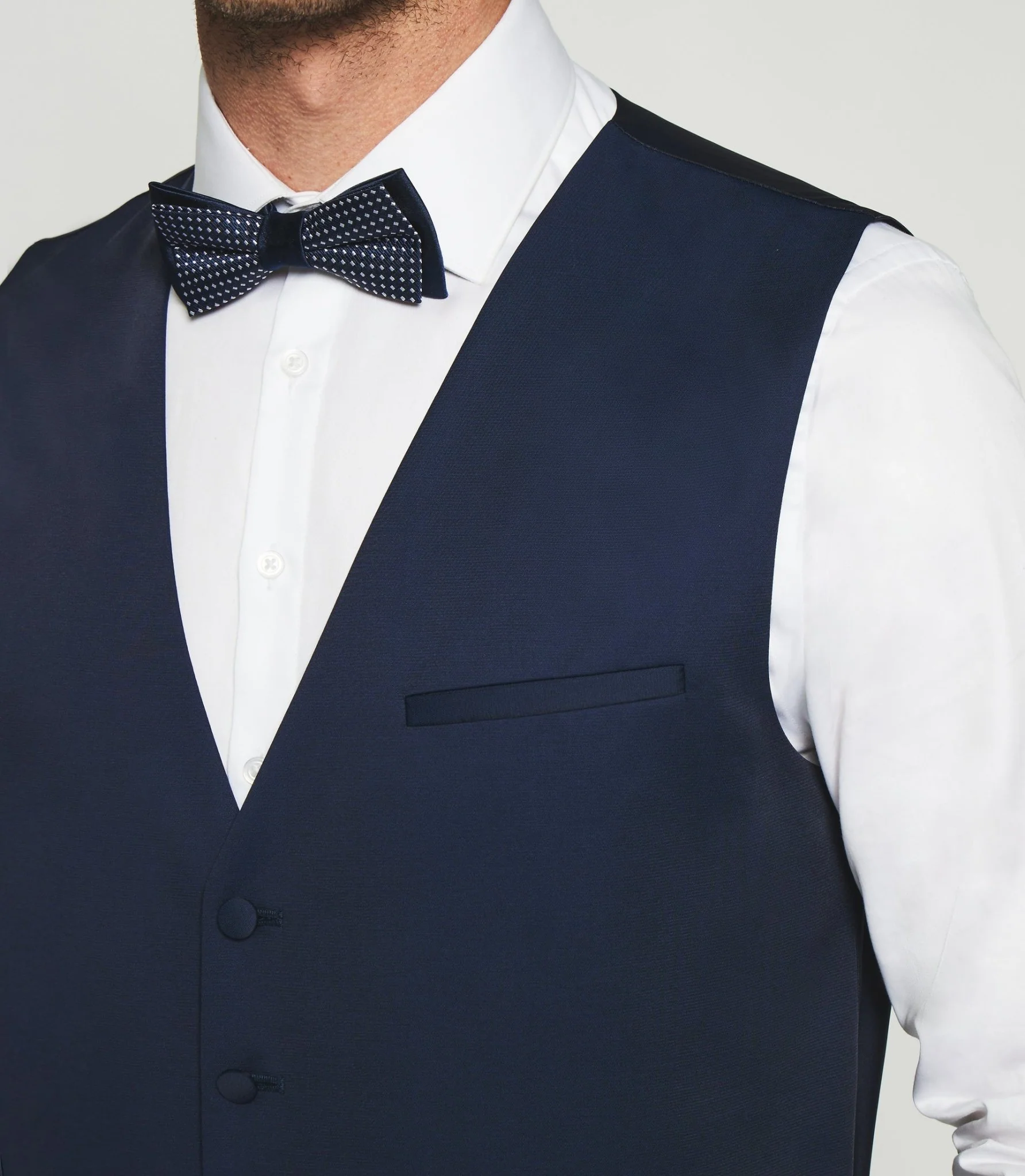 Gilet de costume marine JSATIN - Image 3