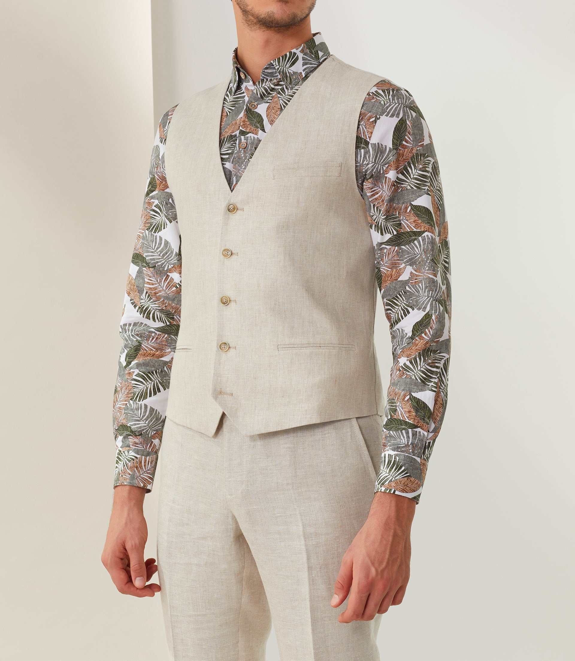 Gilet ville beige "Lazur" - Image 3