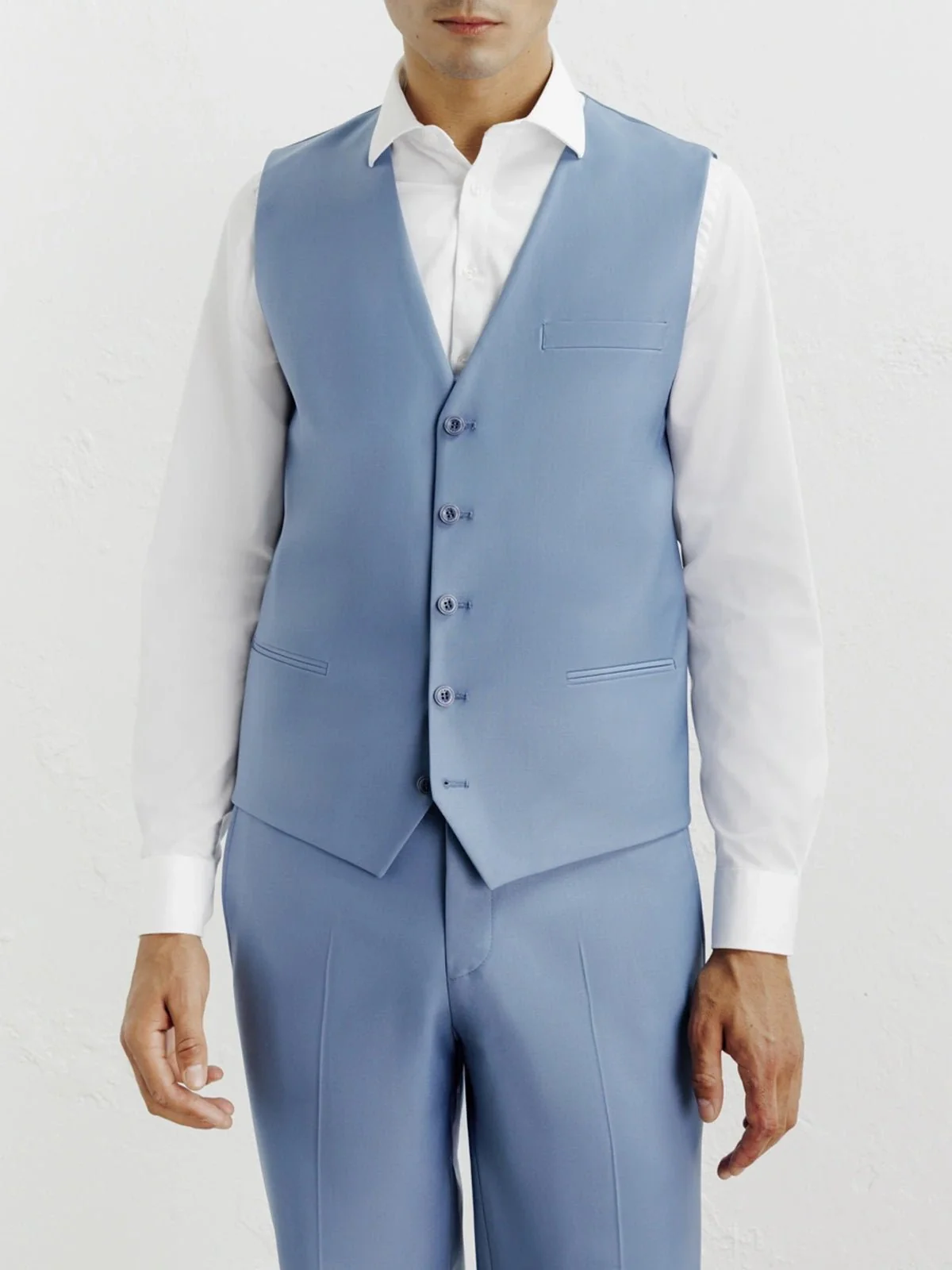 Gilet ville bleu ciel