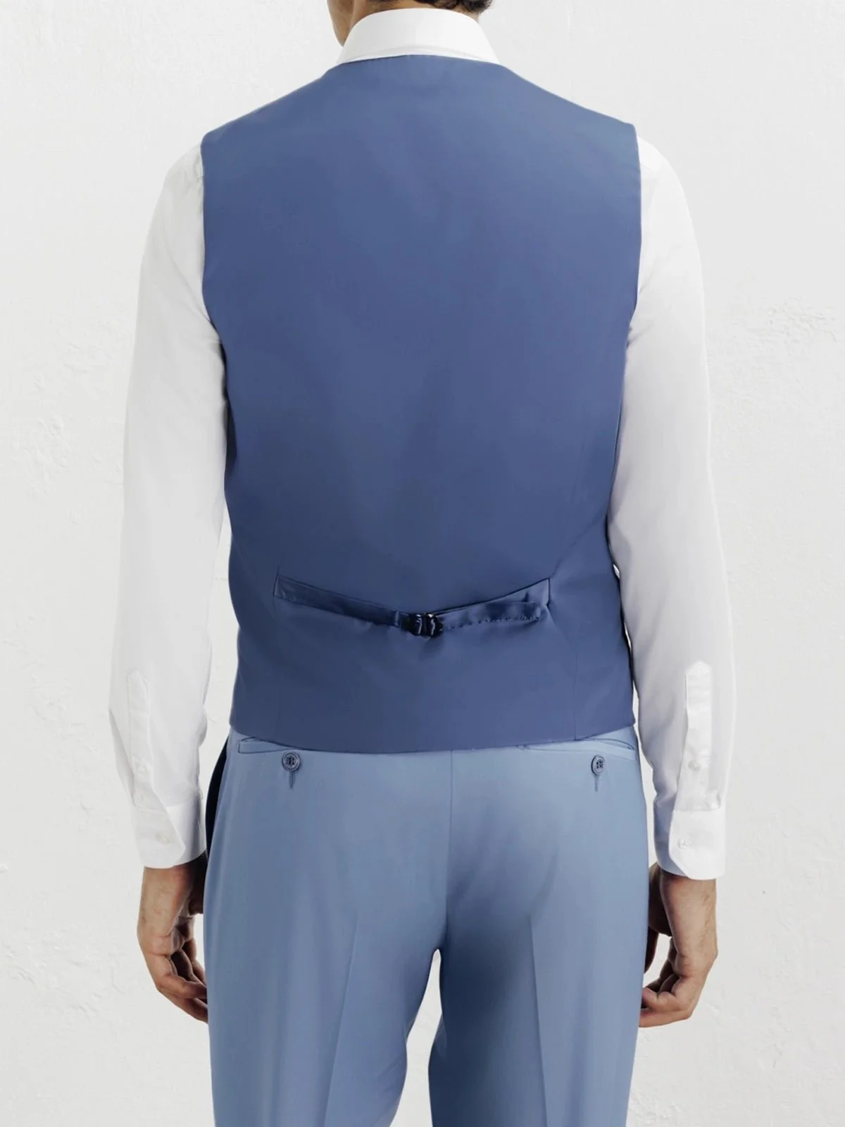 Gilet ville bleu ciel - Image 3