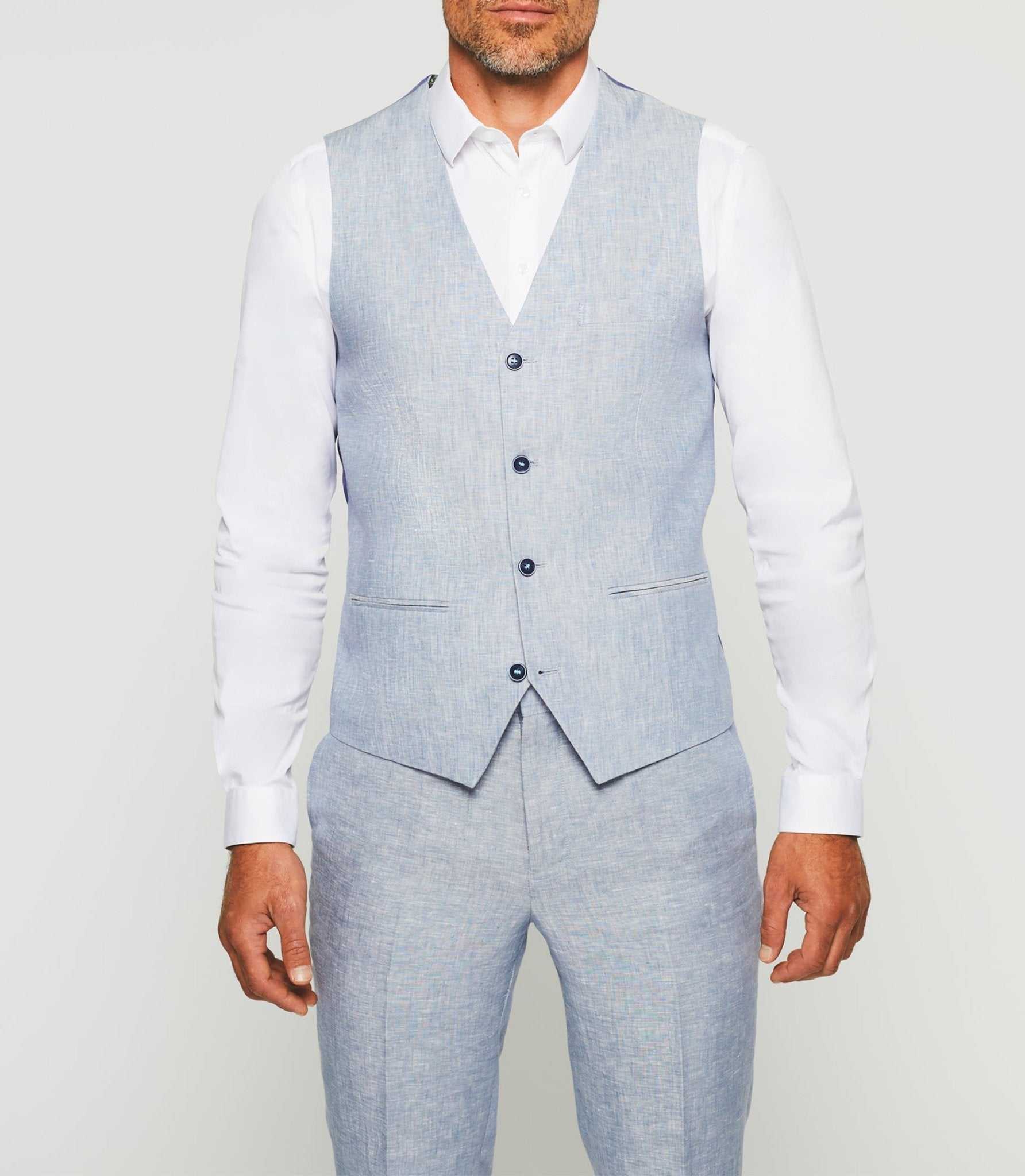 Gilet de cérémonie bleu ciel "Jcieloc"
