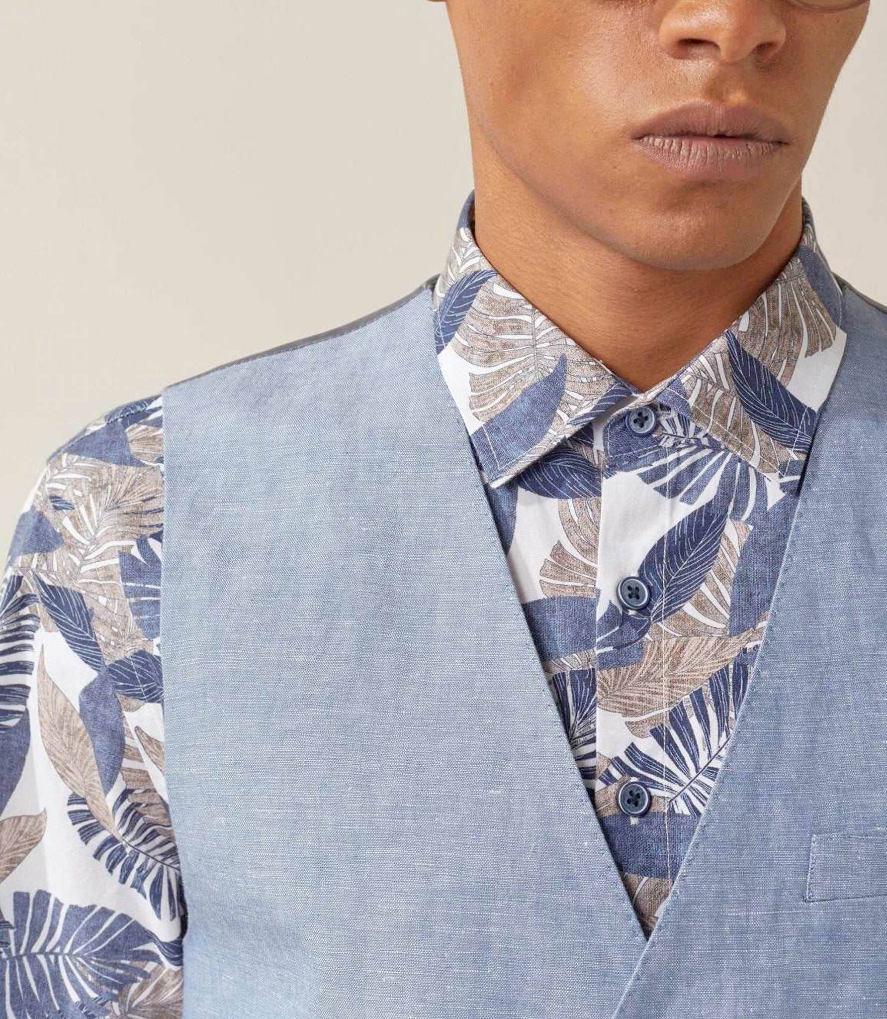 Gilet ville bleu-clair "Lazurro" - Image 3