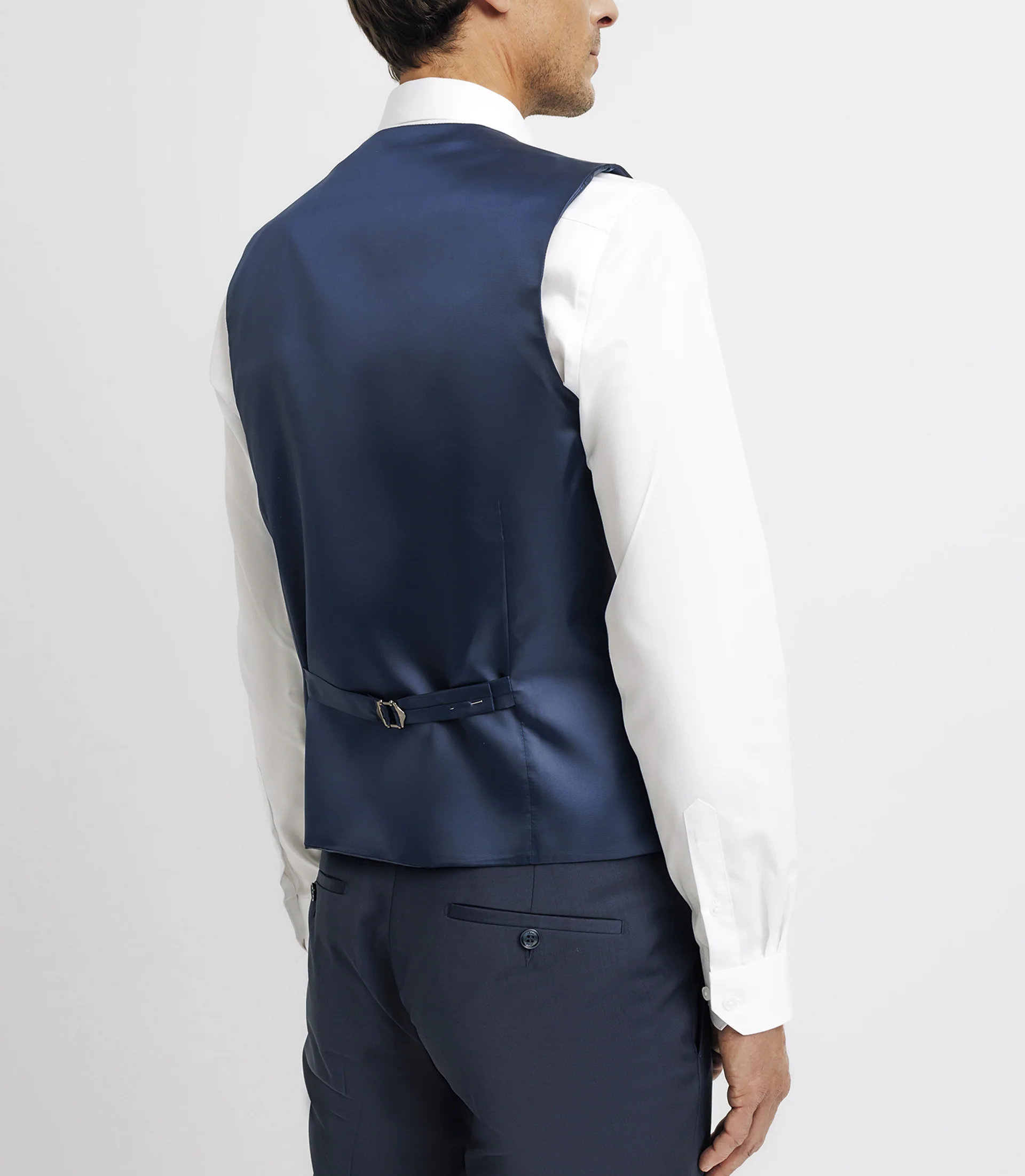 Gilet de costume bleu marine - Image 3