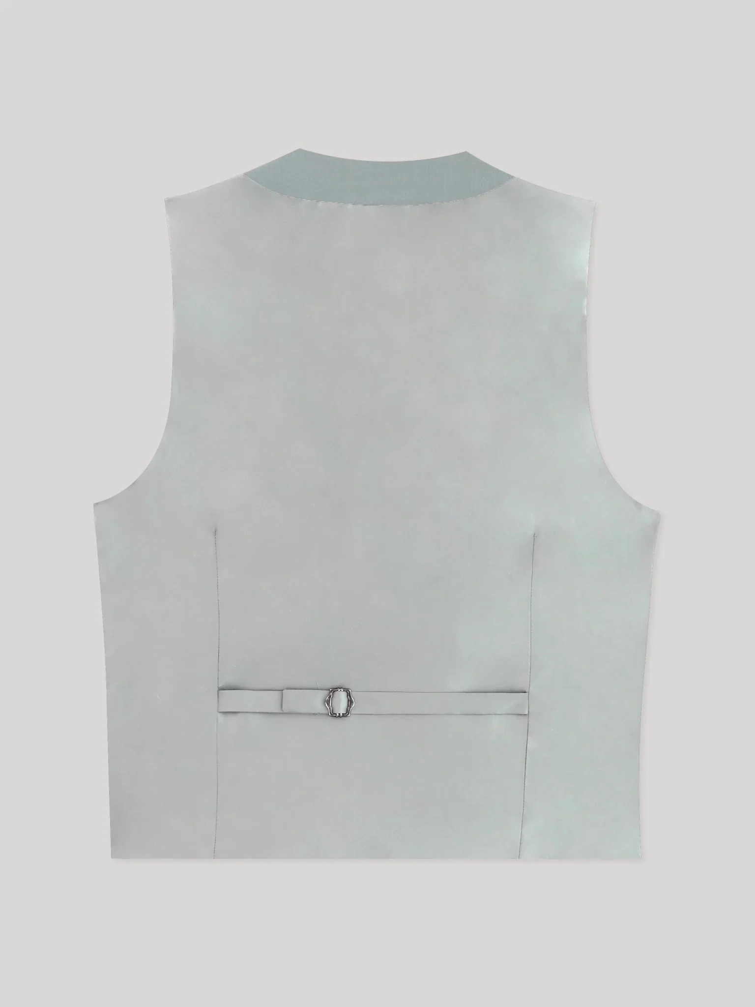 Gilet ville en laine majoritaire vert clair - Image 2