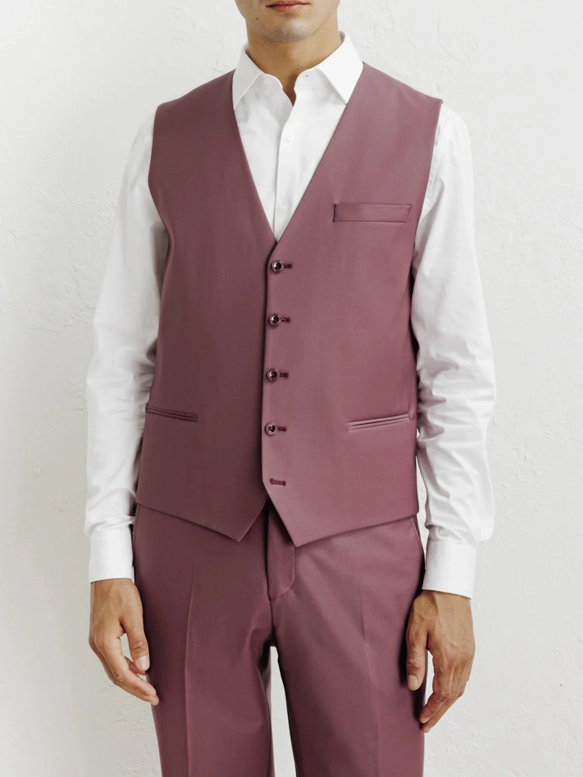 Gilet ville framboise