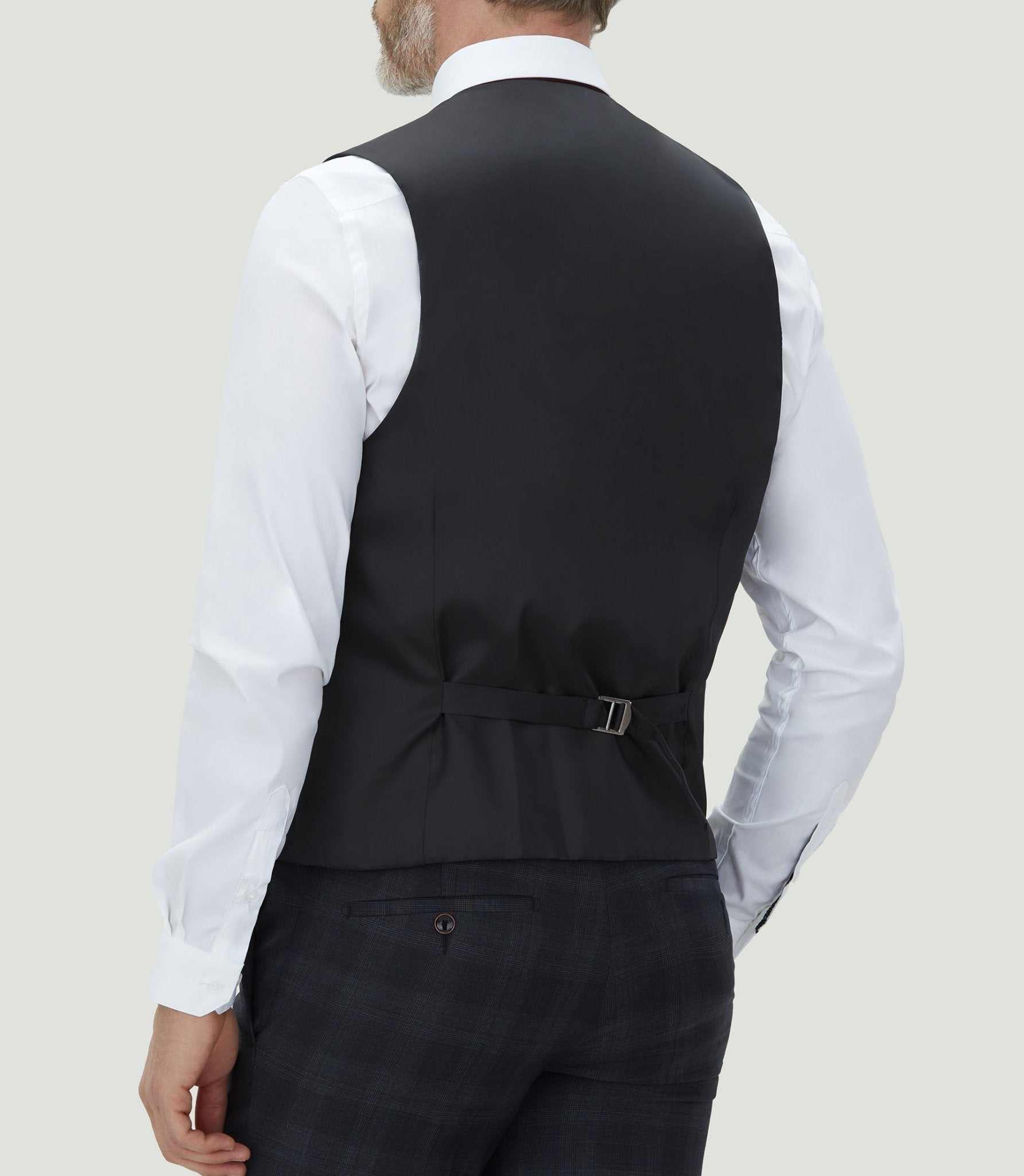 Gilet de ville gris anthracite "quadversaire" - Image 3