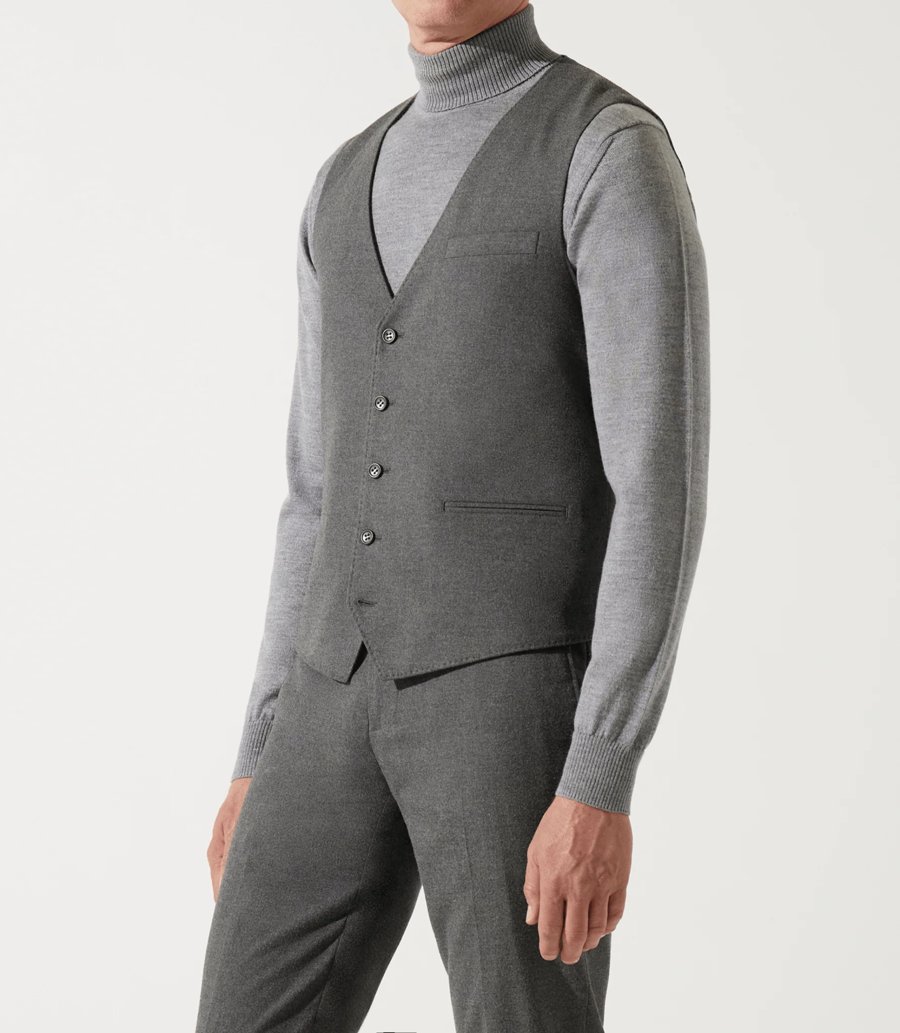 Gilet de costume gris moyen XSOYEUX