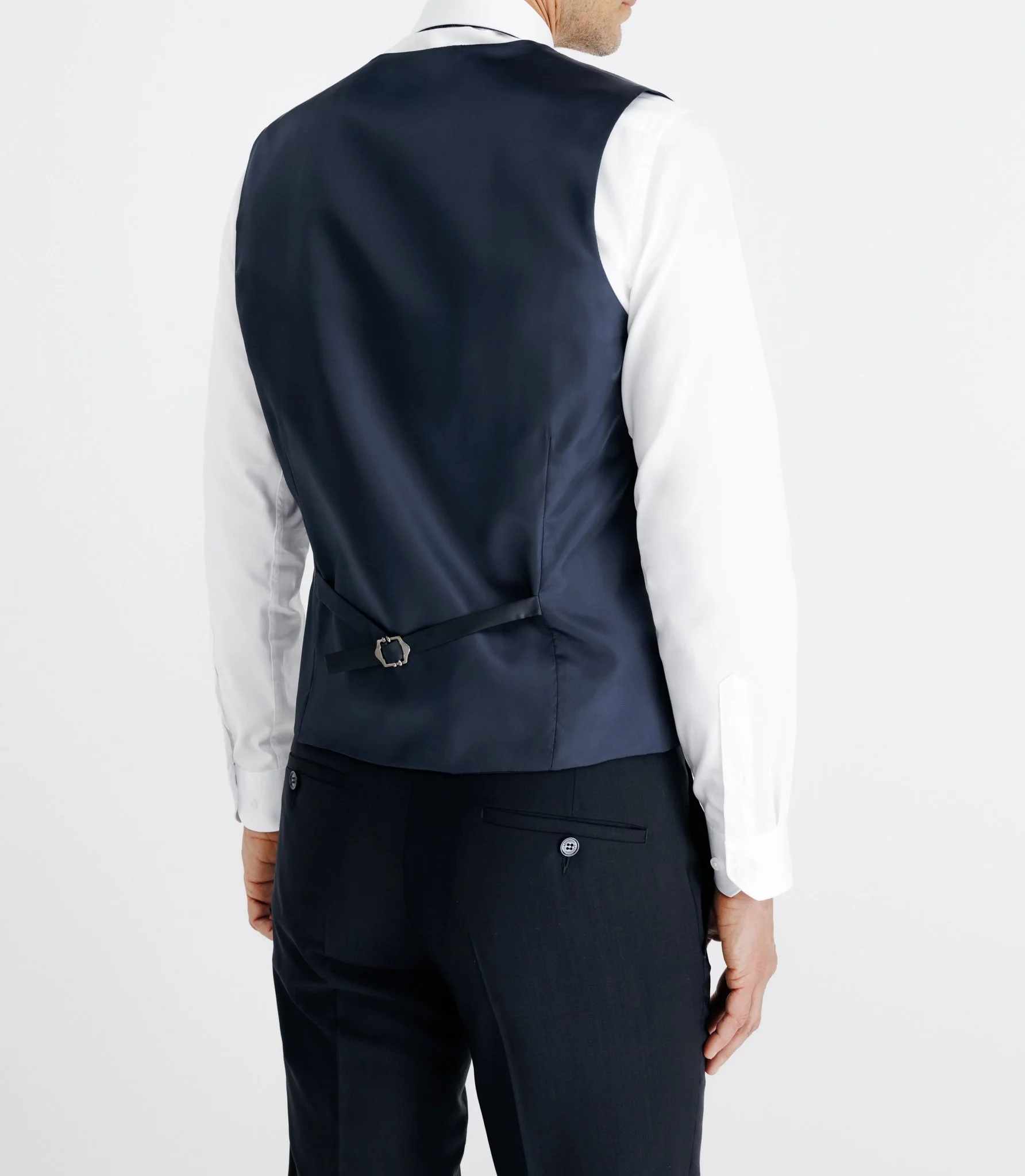 Gilet ville 5 boutons marine - Image 3