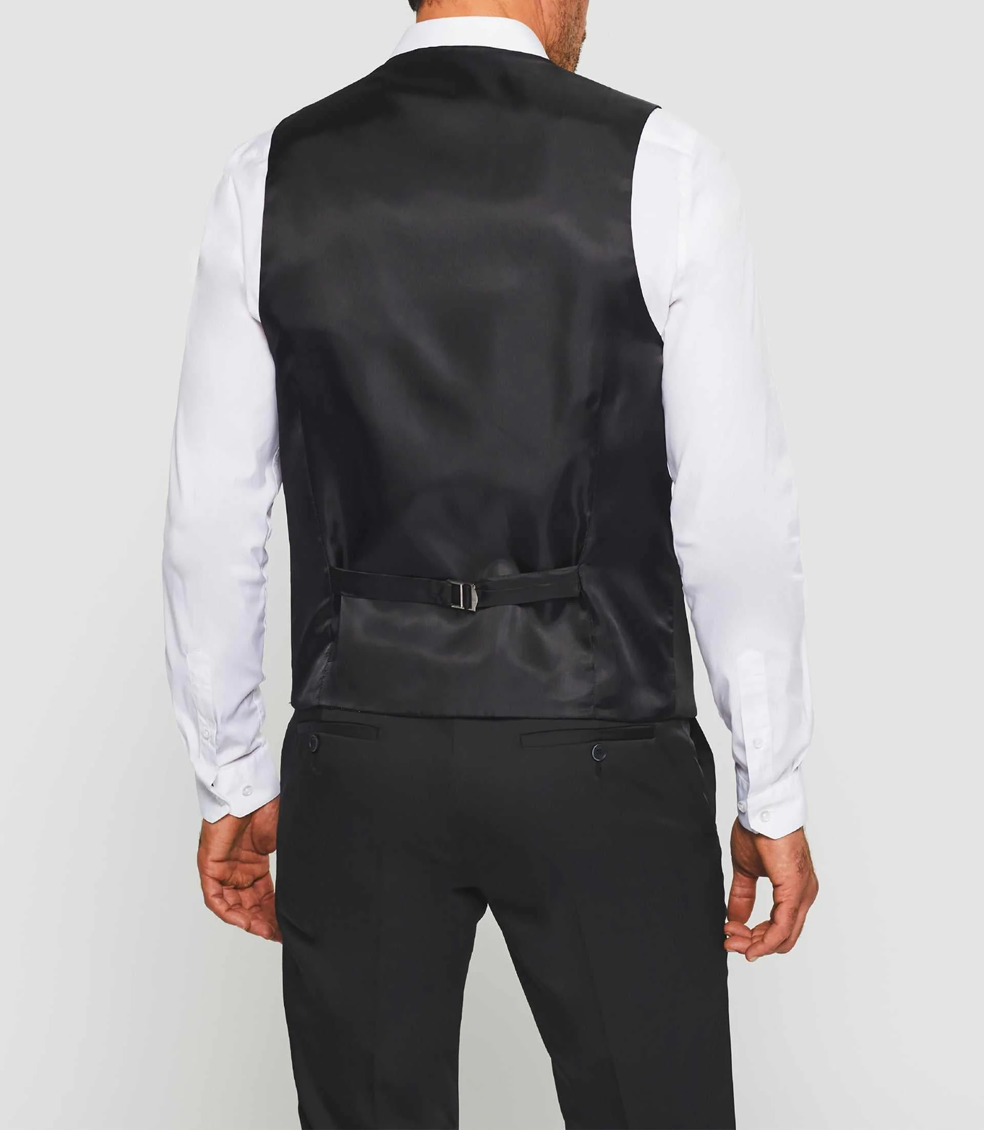 Gilet ville en tissu technique noir "Jionaco" - Image 4
