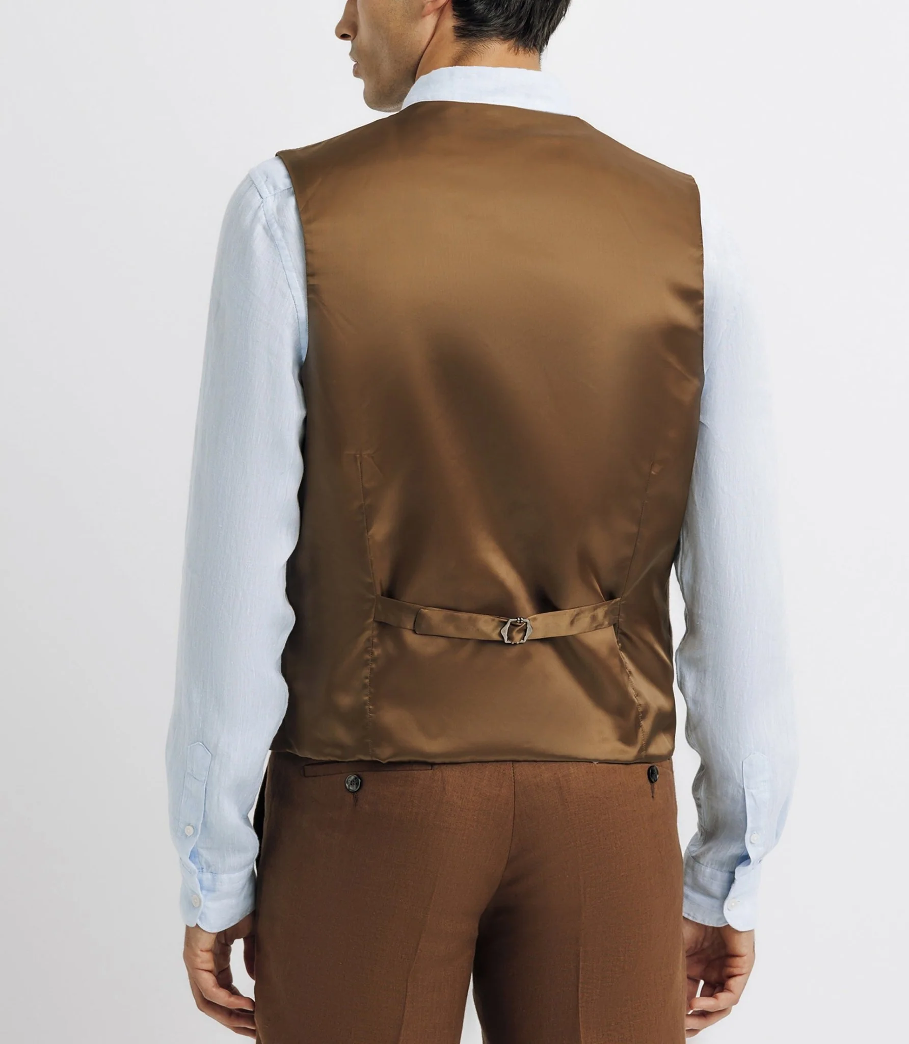 Gilet ville 100% lin truffe - Image 2