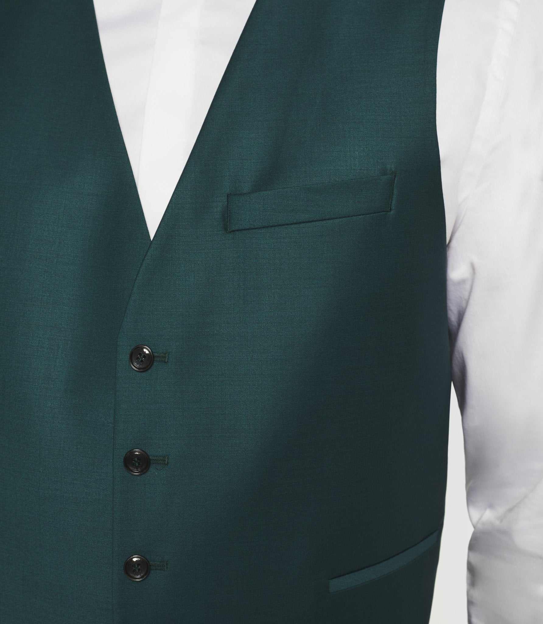 Gilet de costume vert "Jfavori" - Image 3
