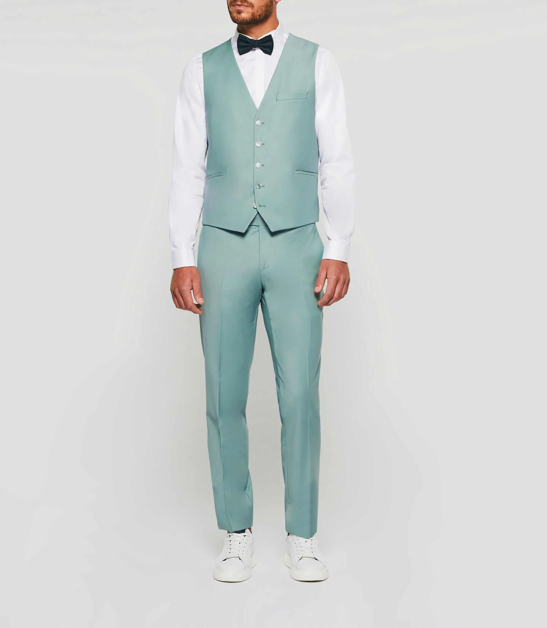 Gilet de costume vert nil "Jfavori"