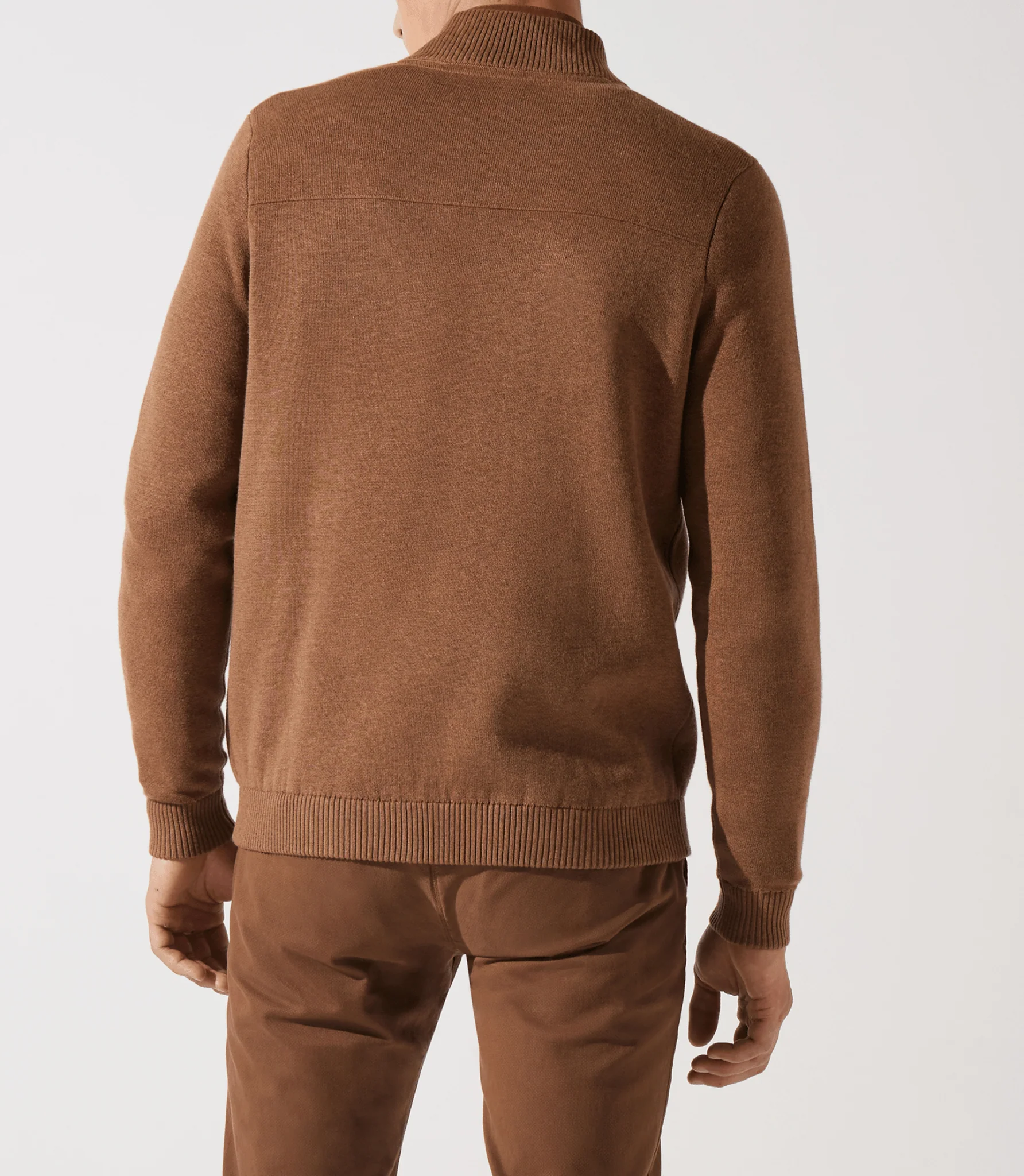 Gilet zippé col teddy camel - Image 3