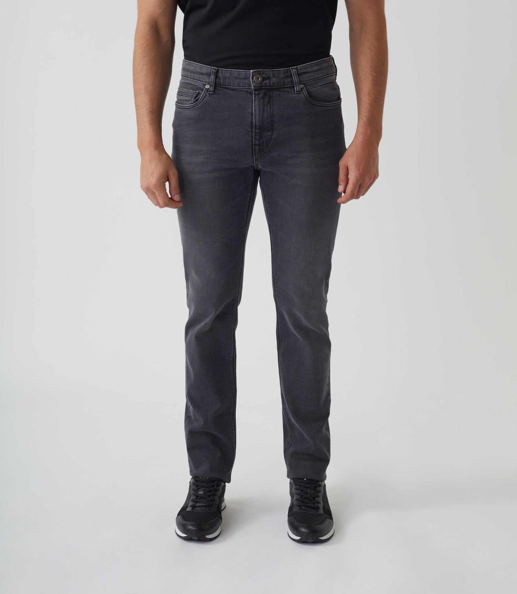 Jean slim gris moyen "Leon"