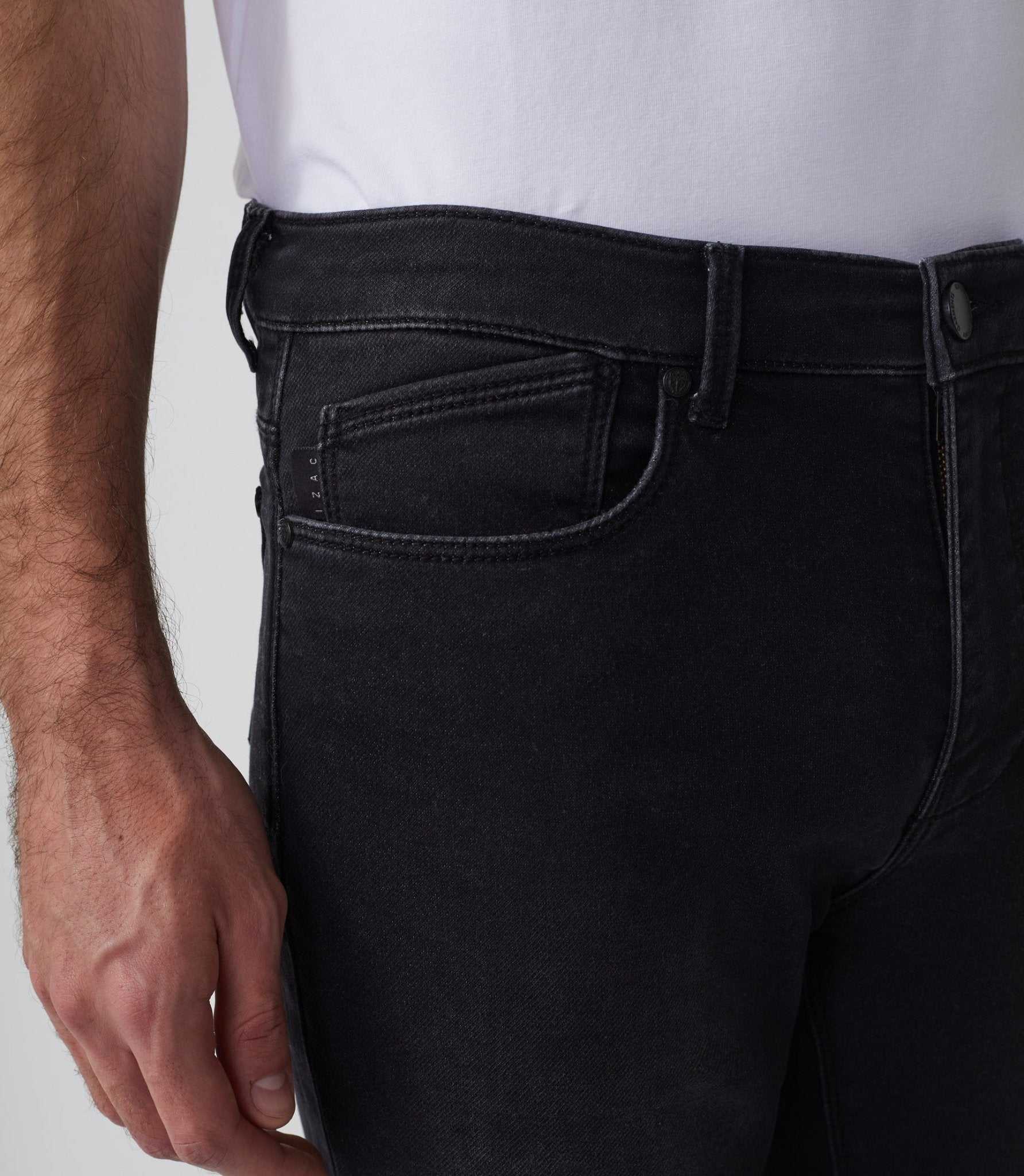 Jean molleton super slim noir "Loyal" - Image 2