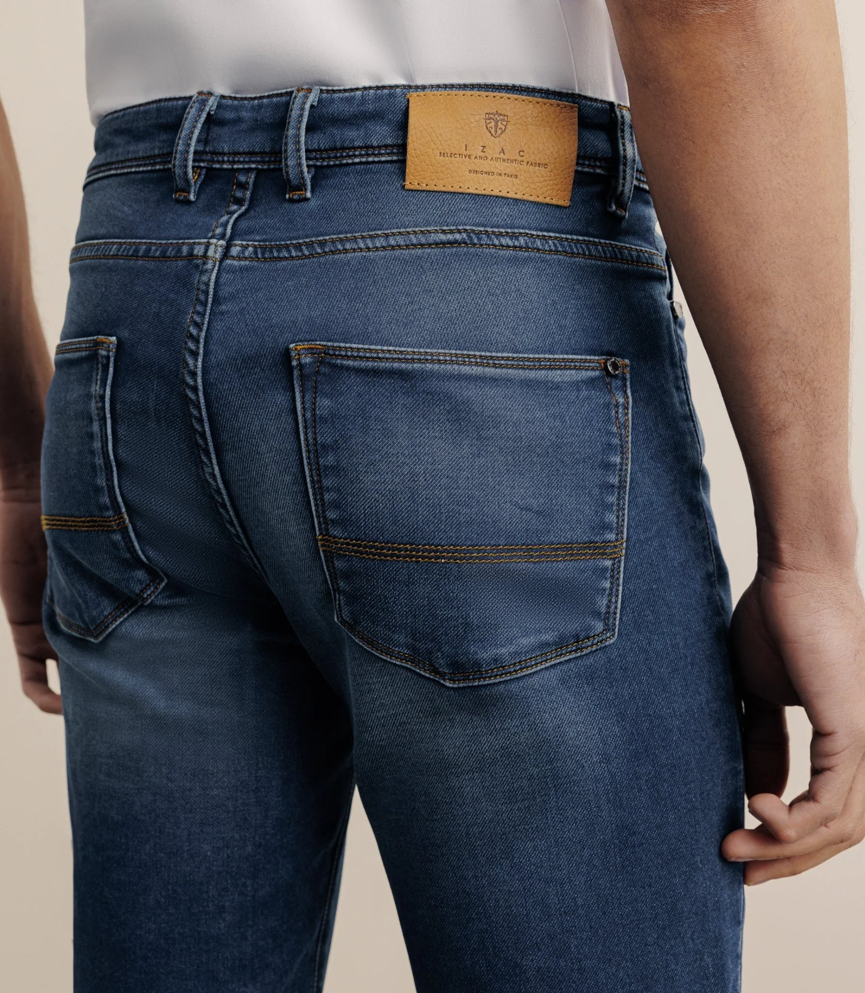 Jean slim bleu moyen - Image 3