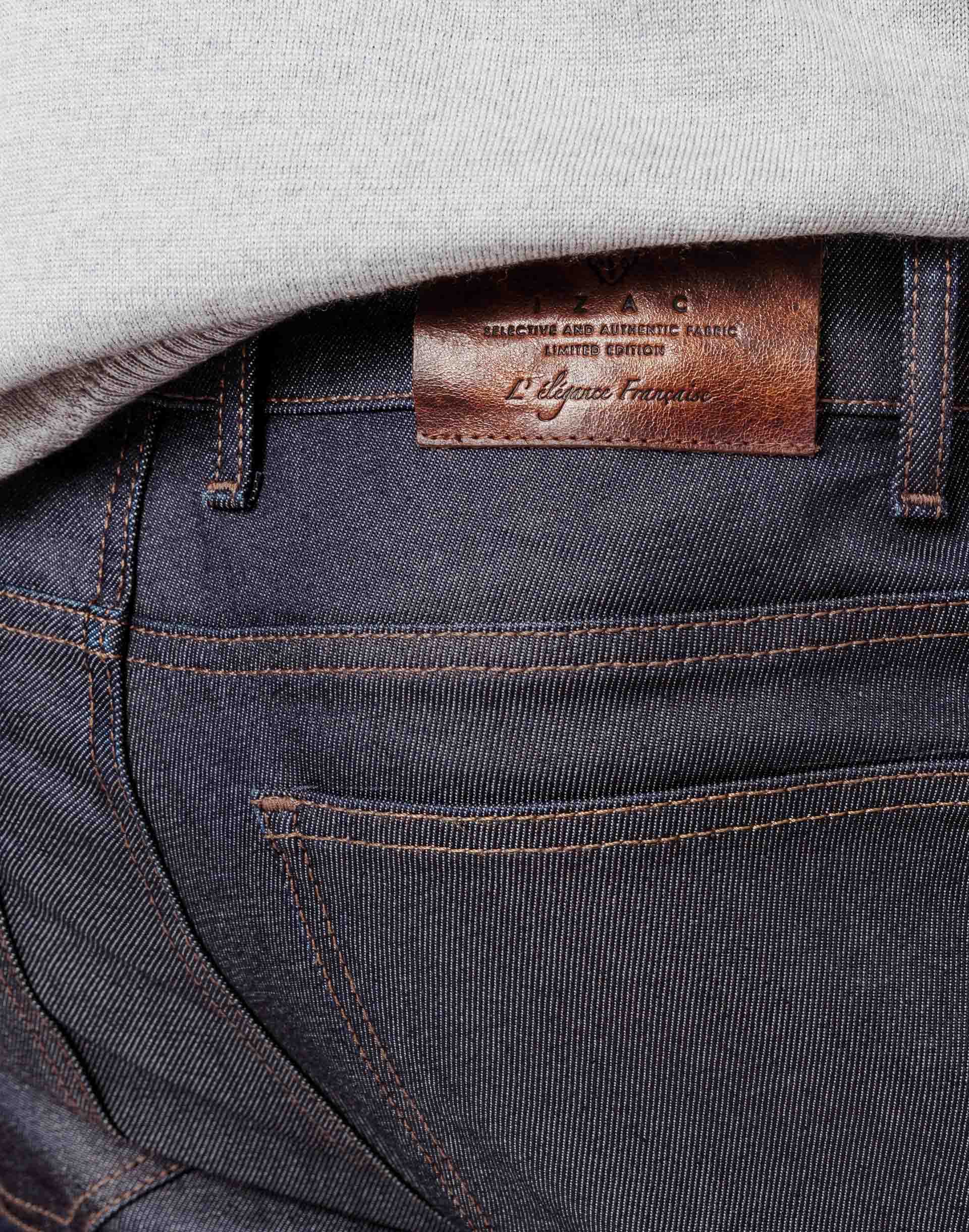 Jean slim enduit bleu gris - Image 3