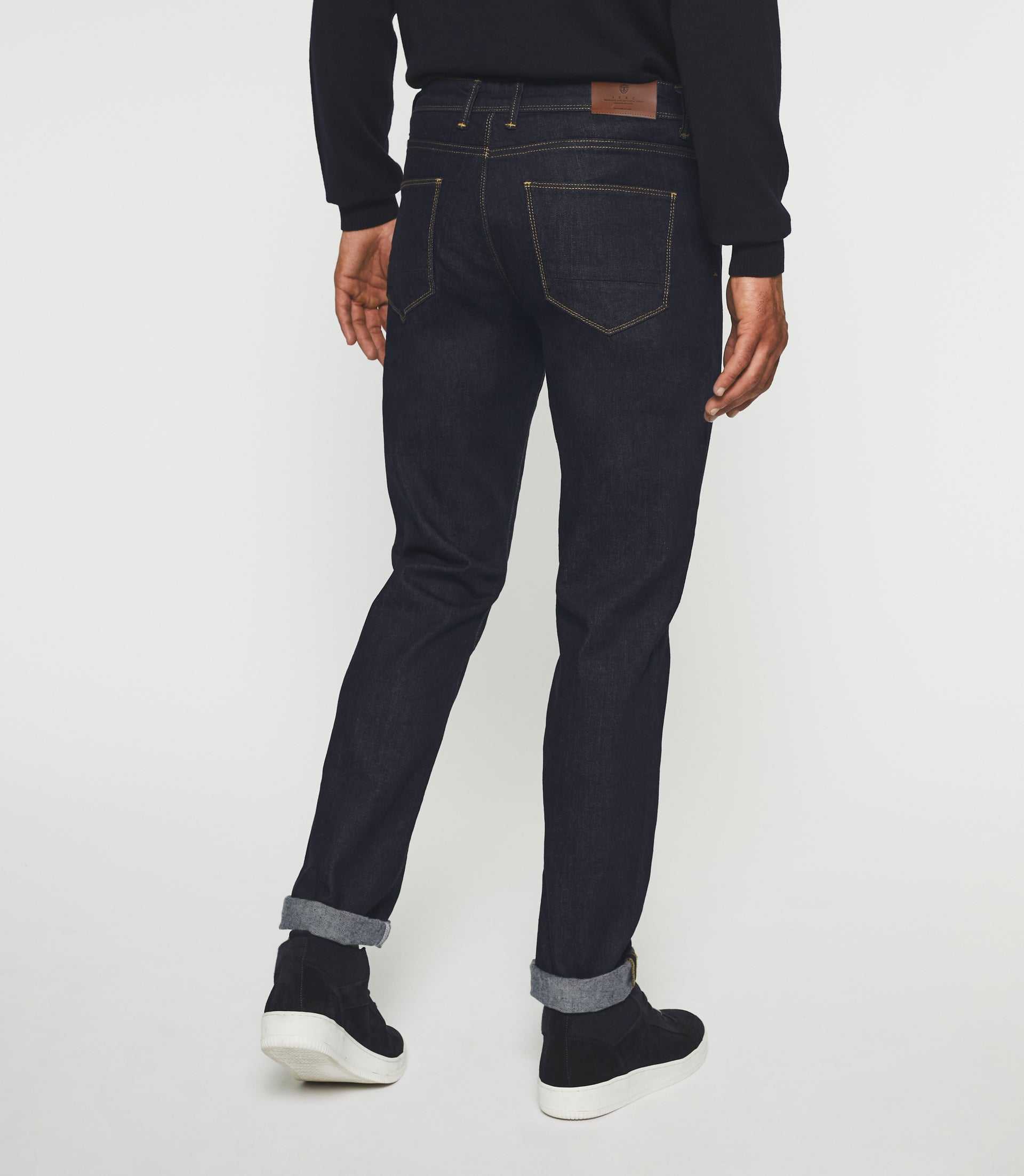 Jean straight bleu foncé EBLOUI - Image 3