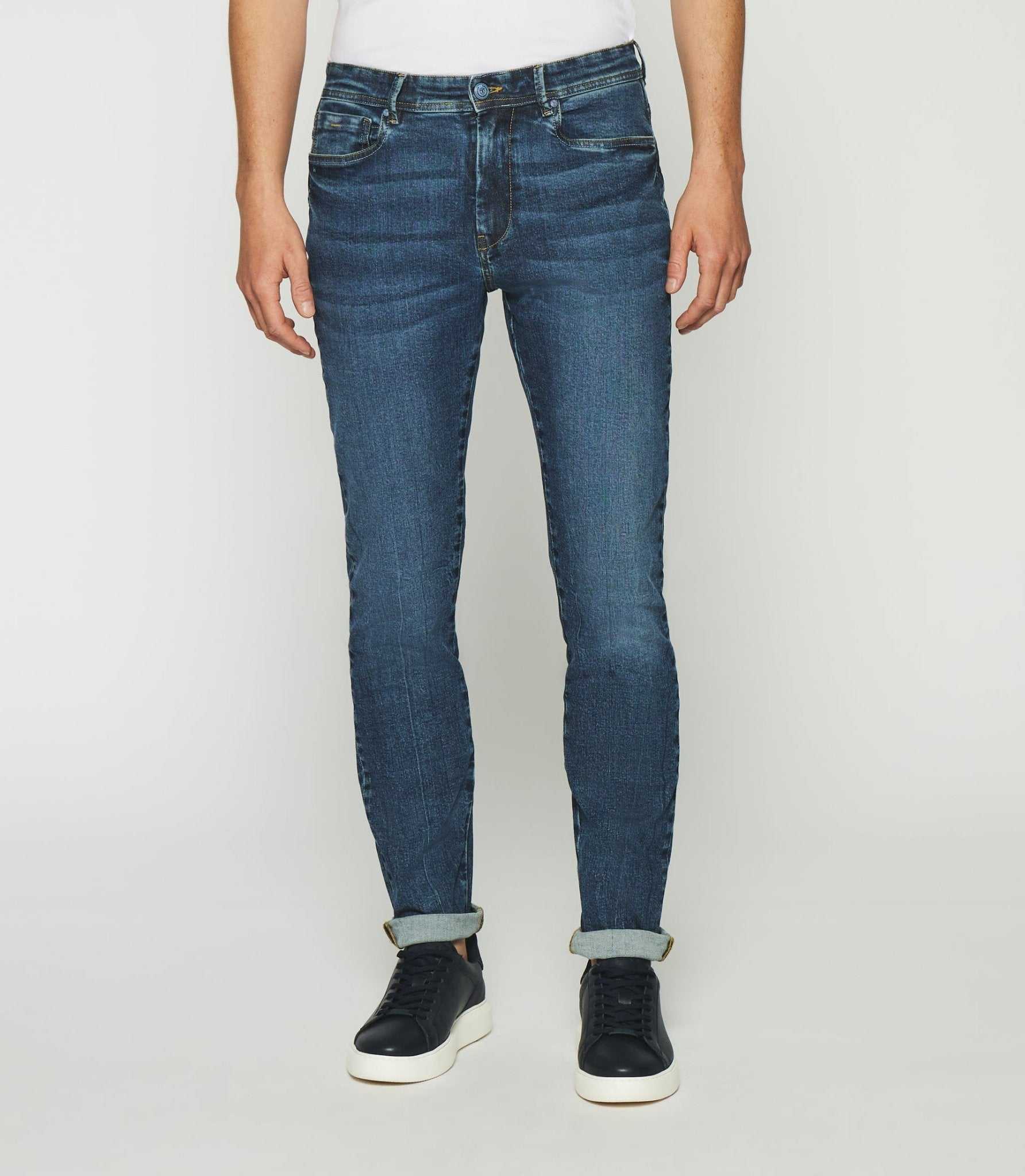 Jean straight bleu moyen TEDI