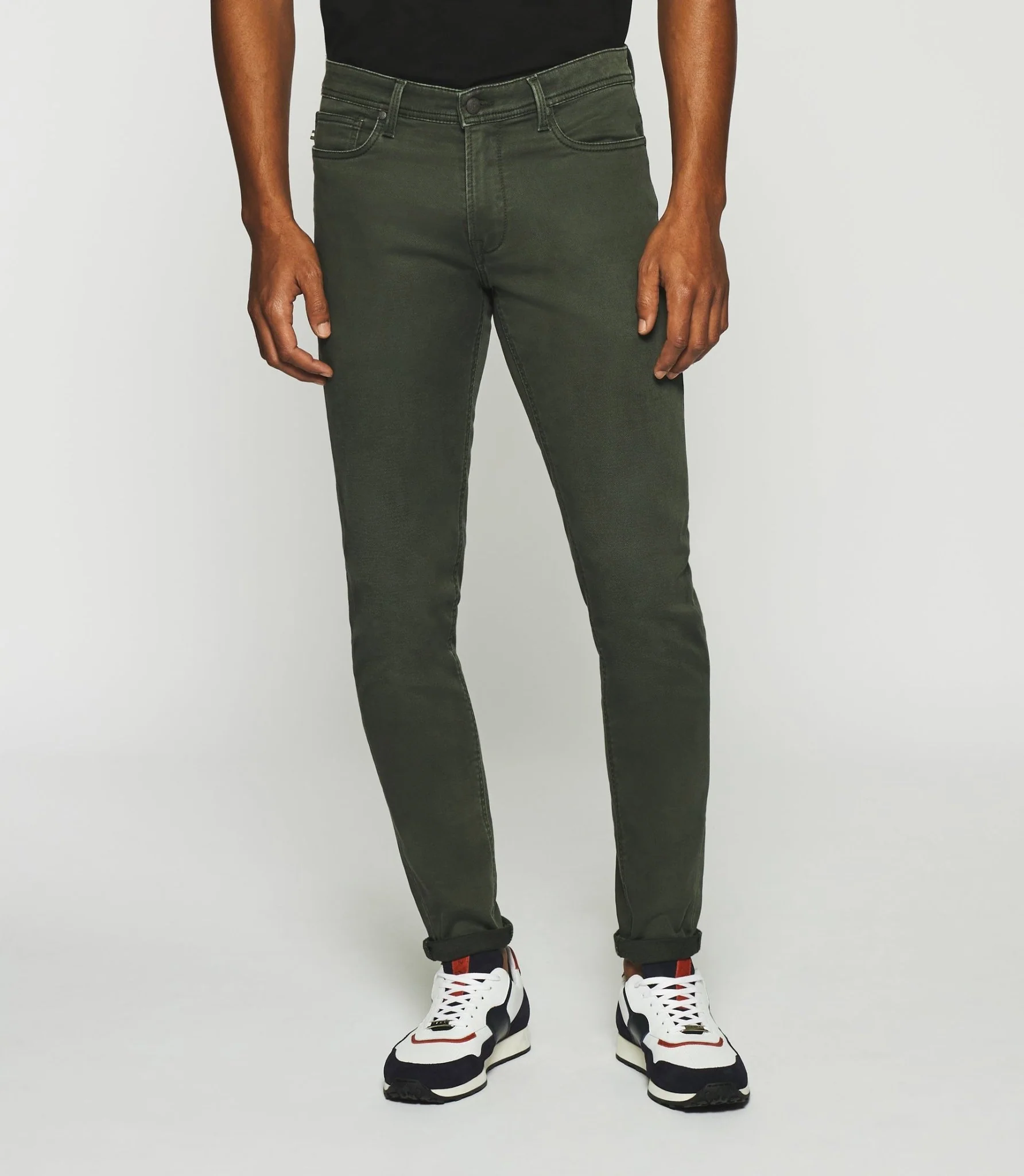 Jean super slim en maille kaki TOUPIE