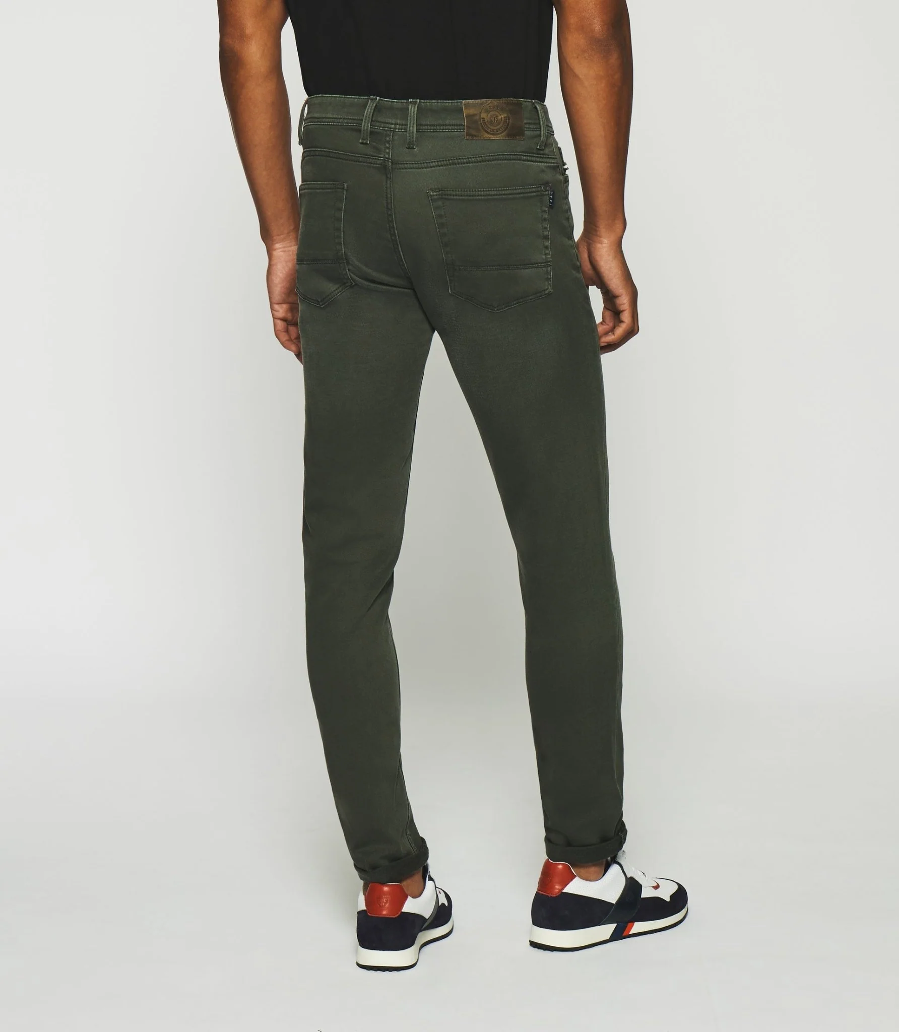 Jean super slim en maille kaki TOUPIE - Image 4