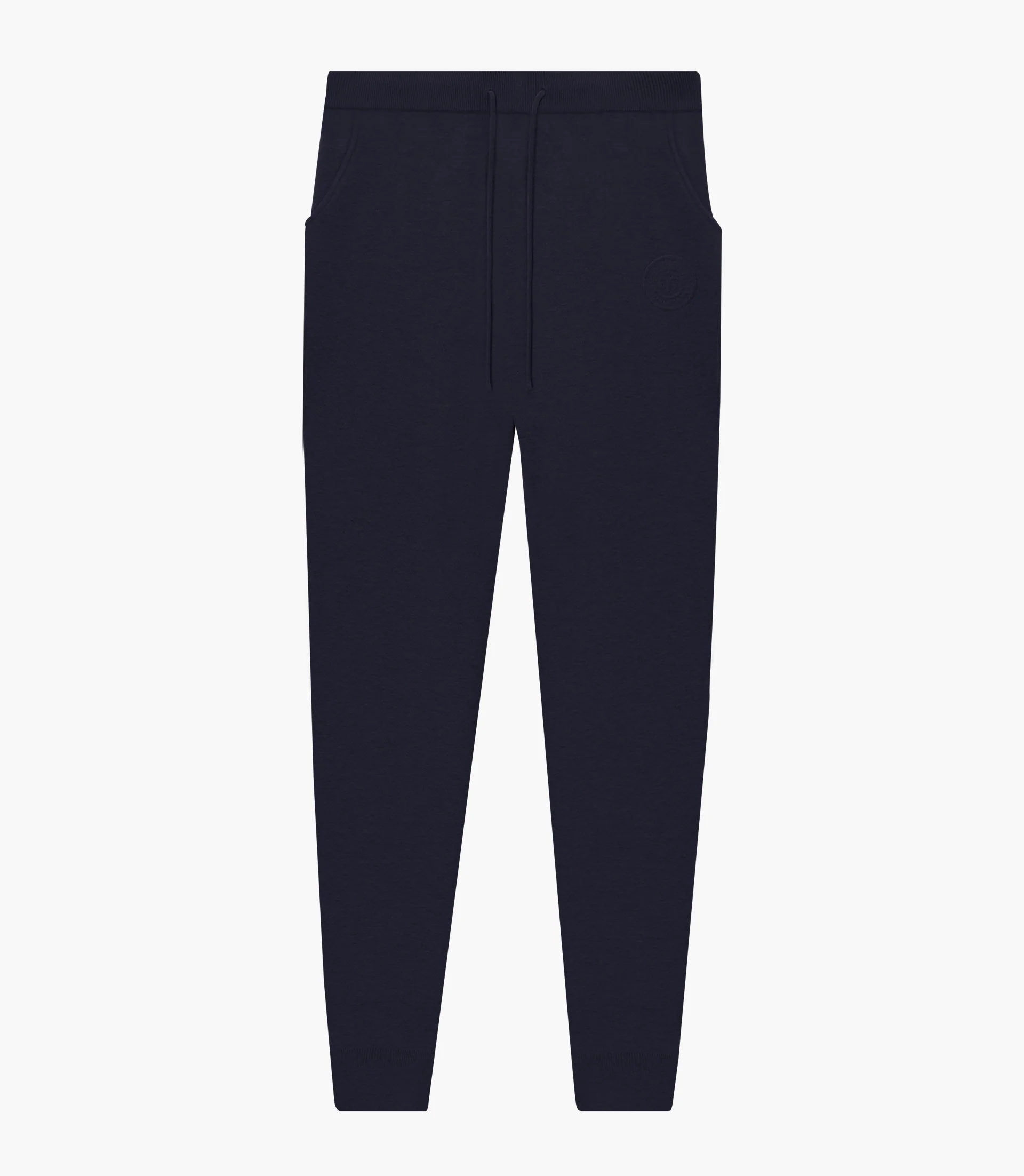 Jogging maille embosse marine