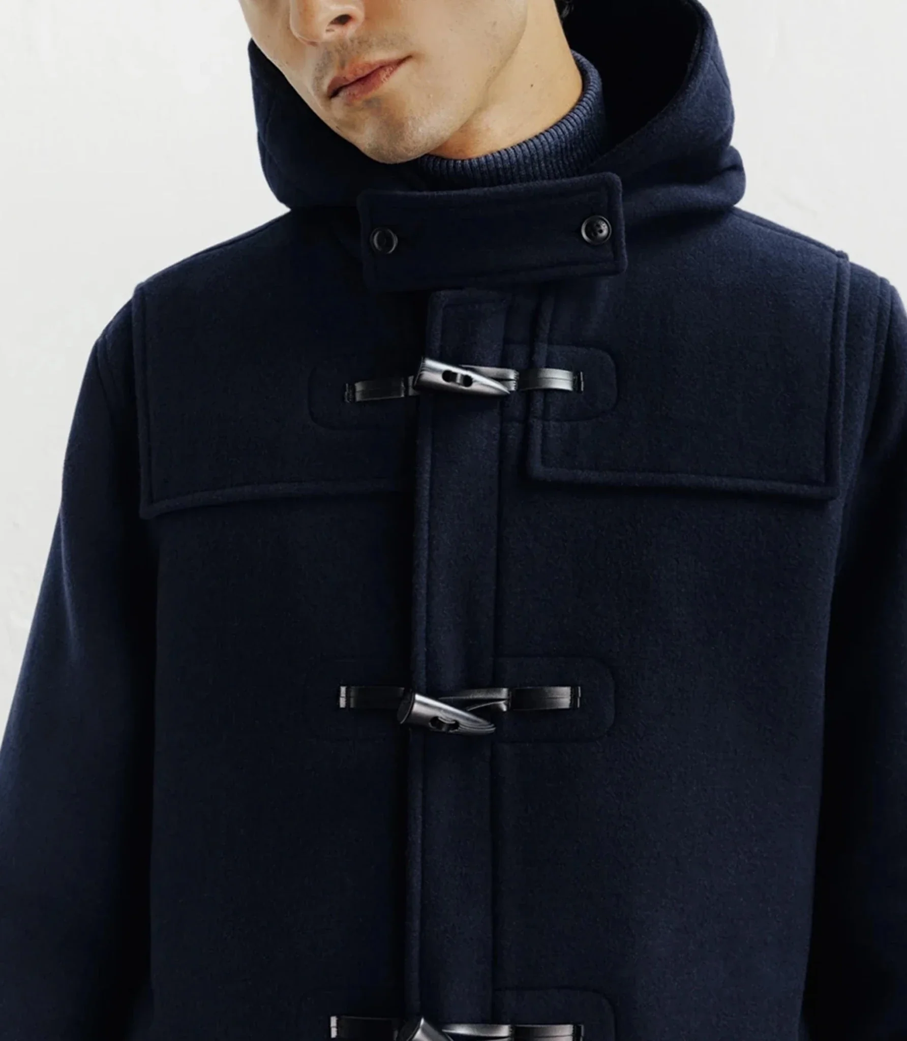 Manteau duffle-coat marine - Image 2