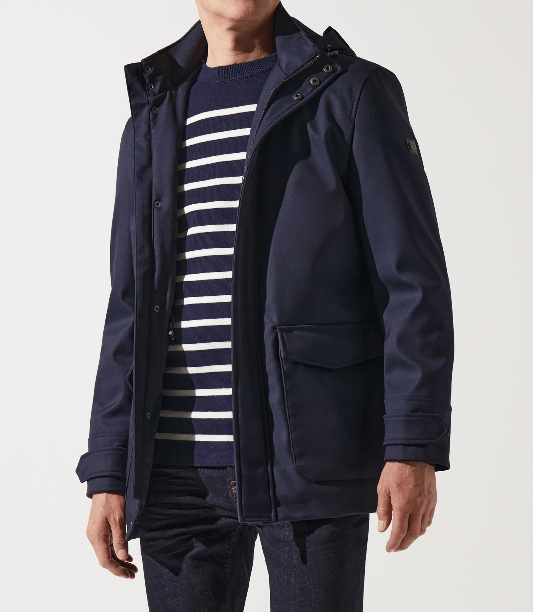 Manteau léger technique marine INDIANA - Image 5