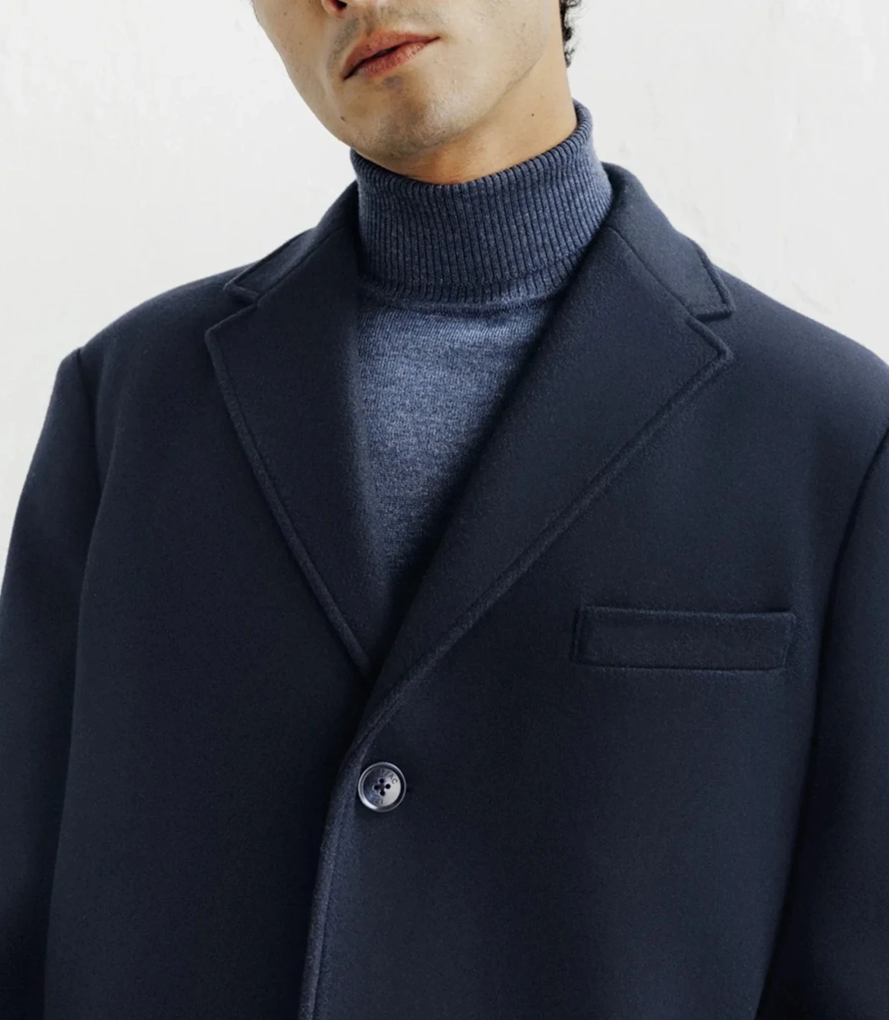 Manteau marine - Image 2