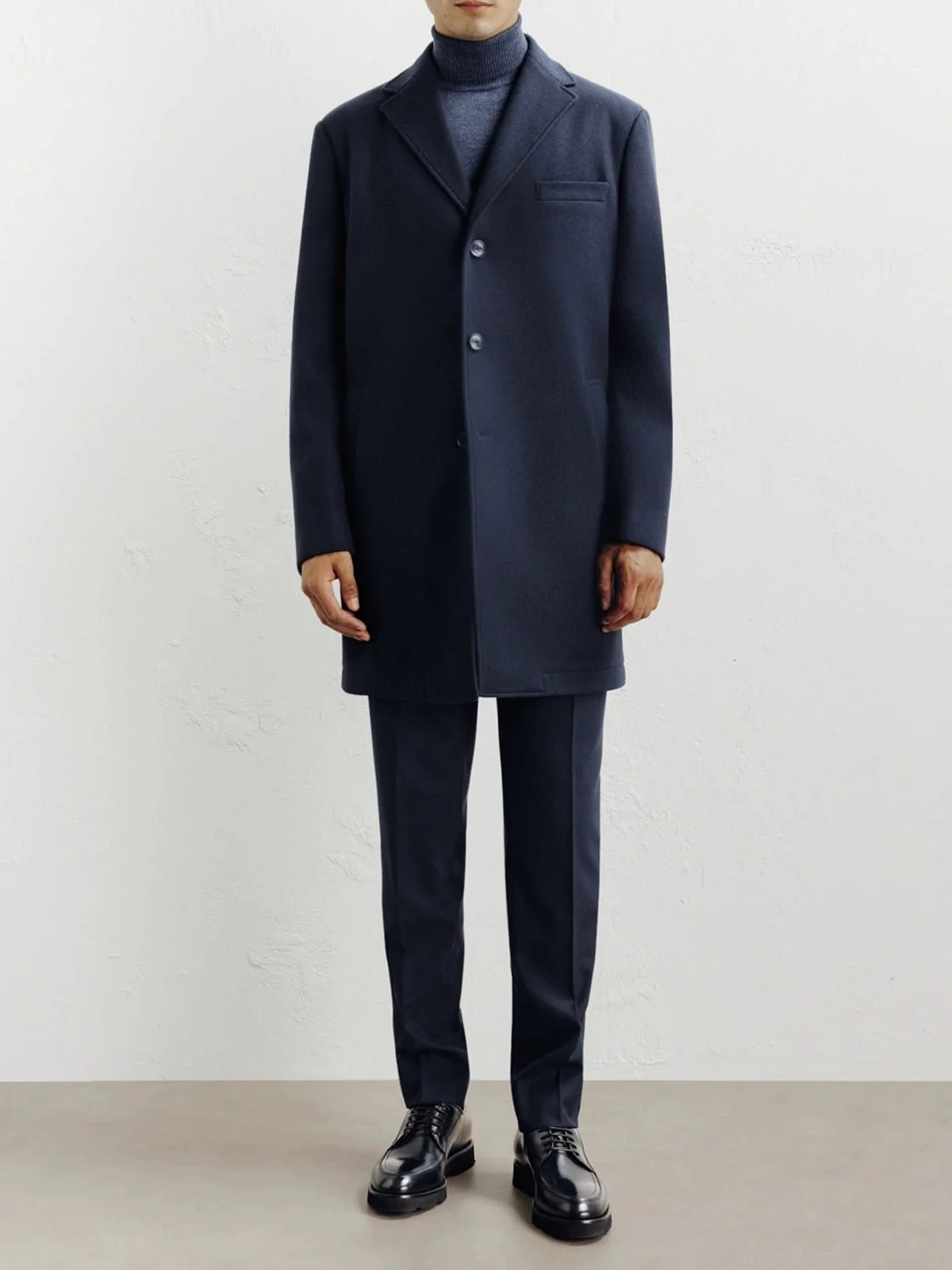 Manteau marine - Image 3