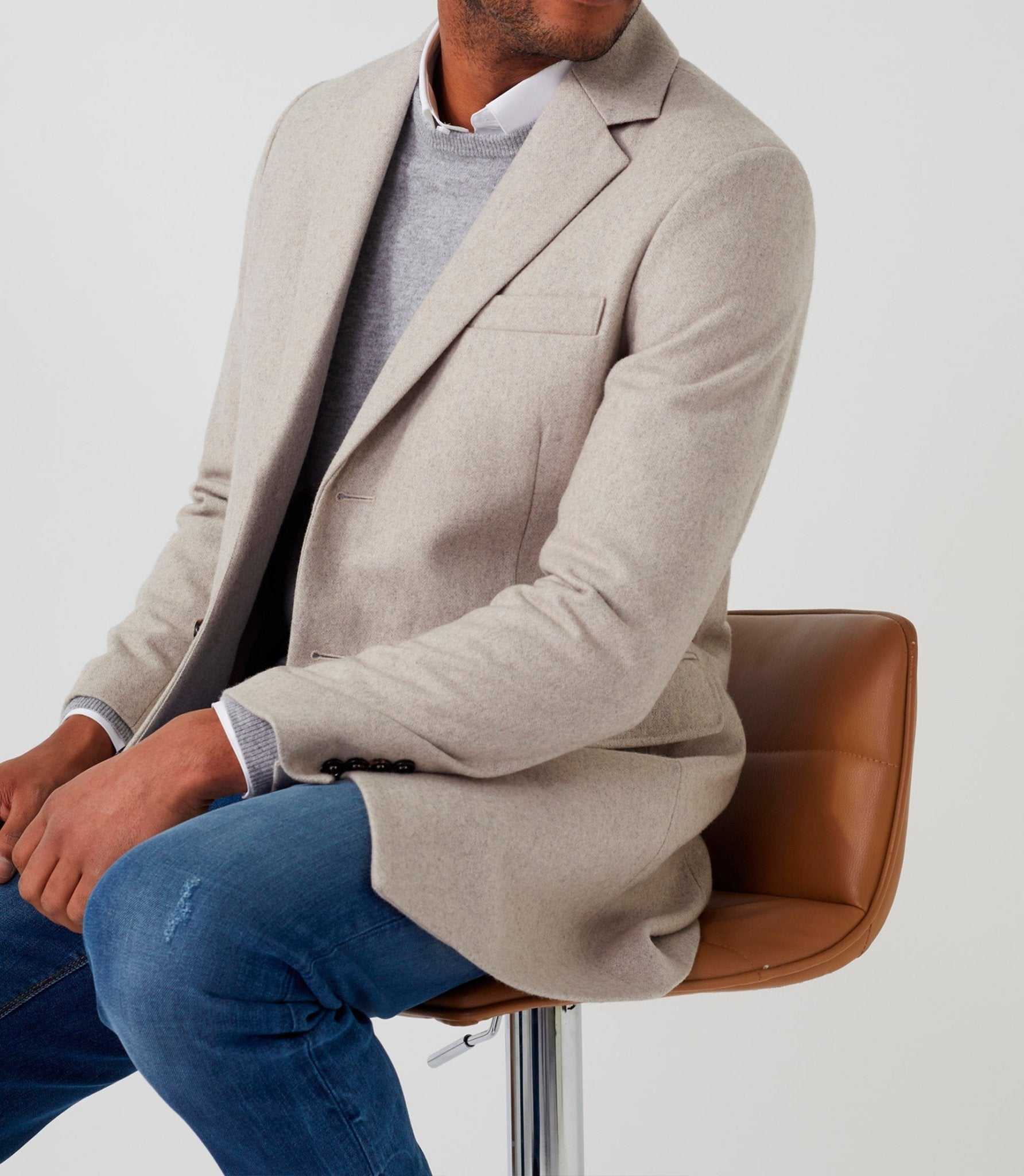 Manteau ville beige "Nilo" - Image 3