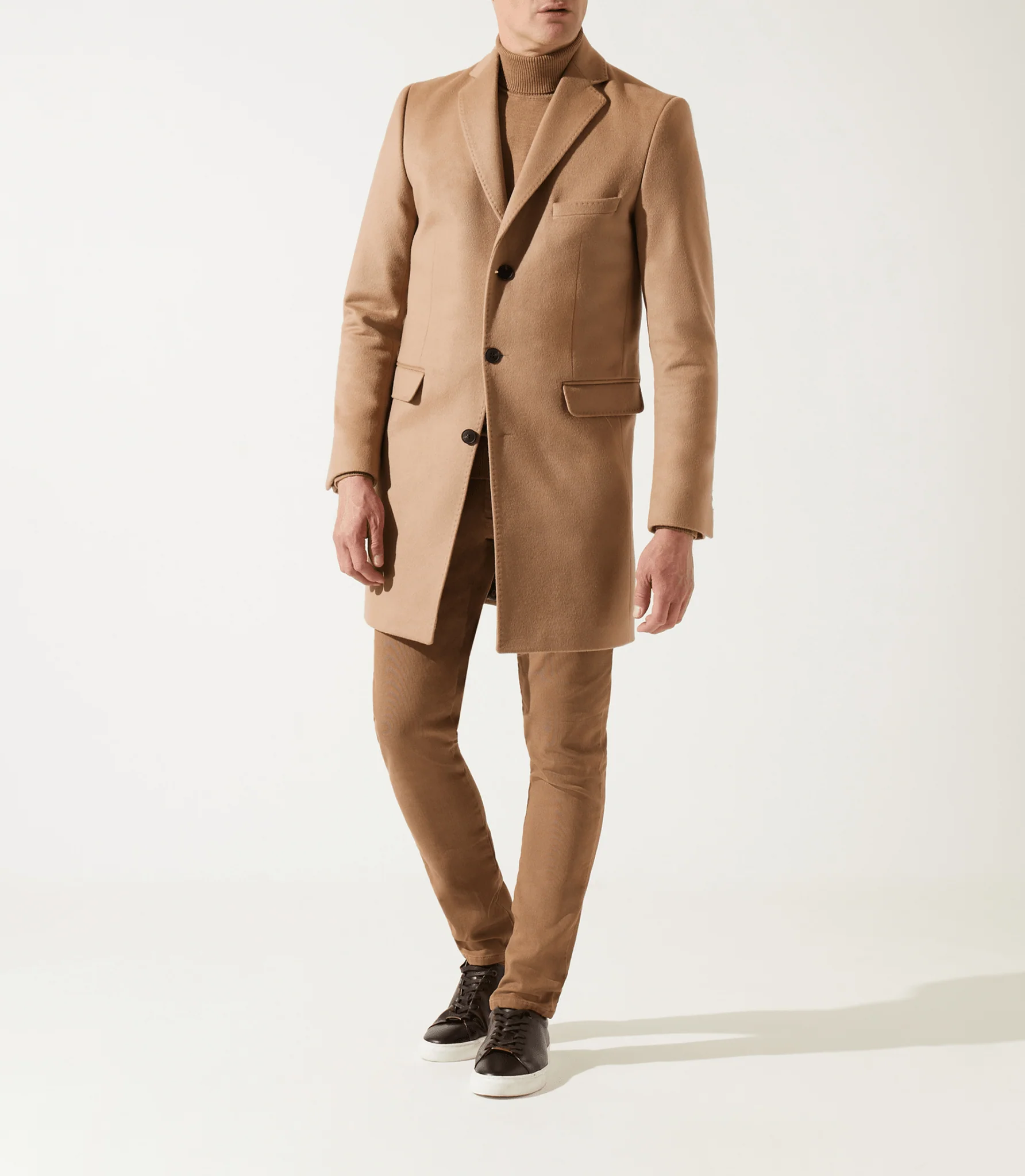 Manteau en laine cachemire camel INDALECIO - Image 6