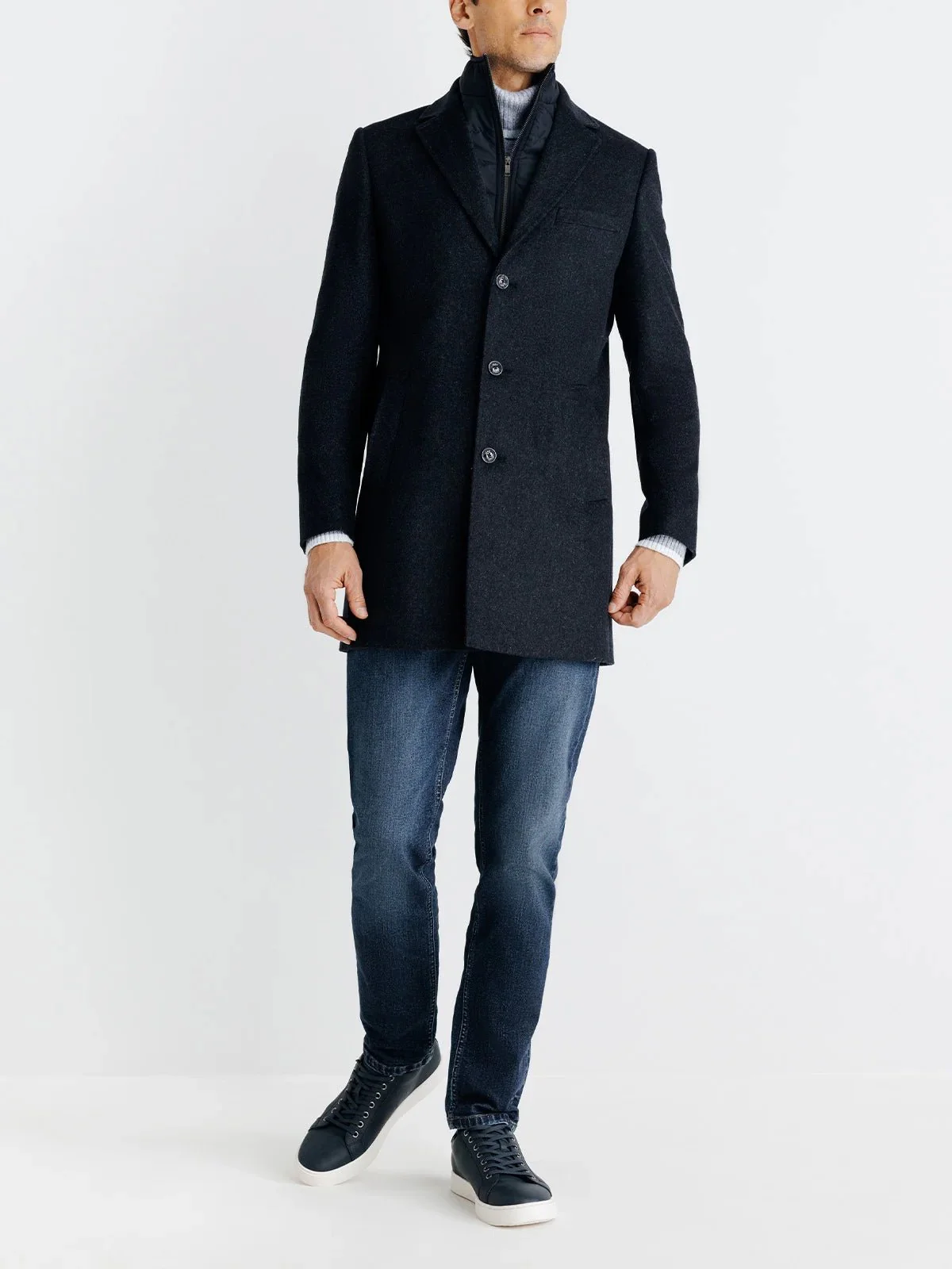 Manteau ville marine