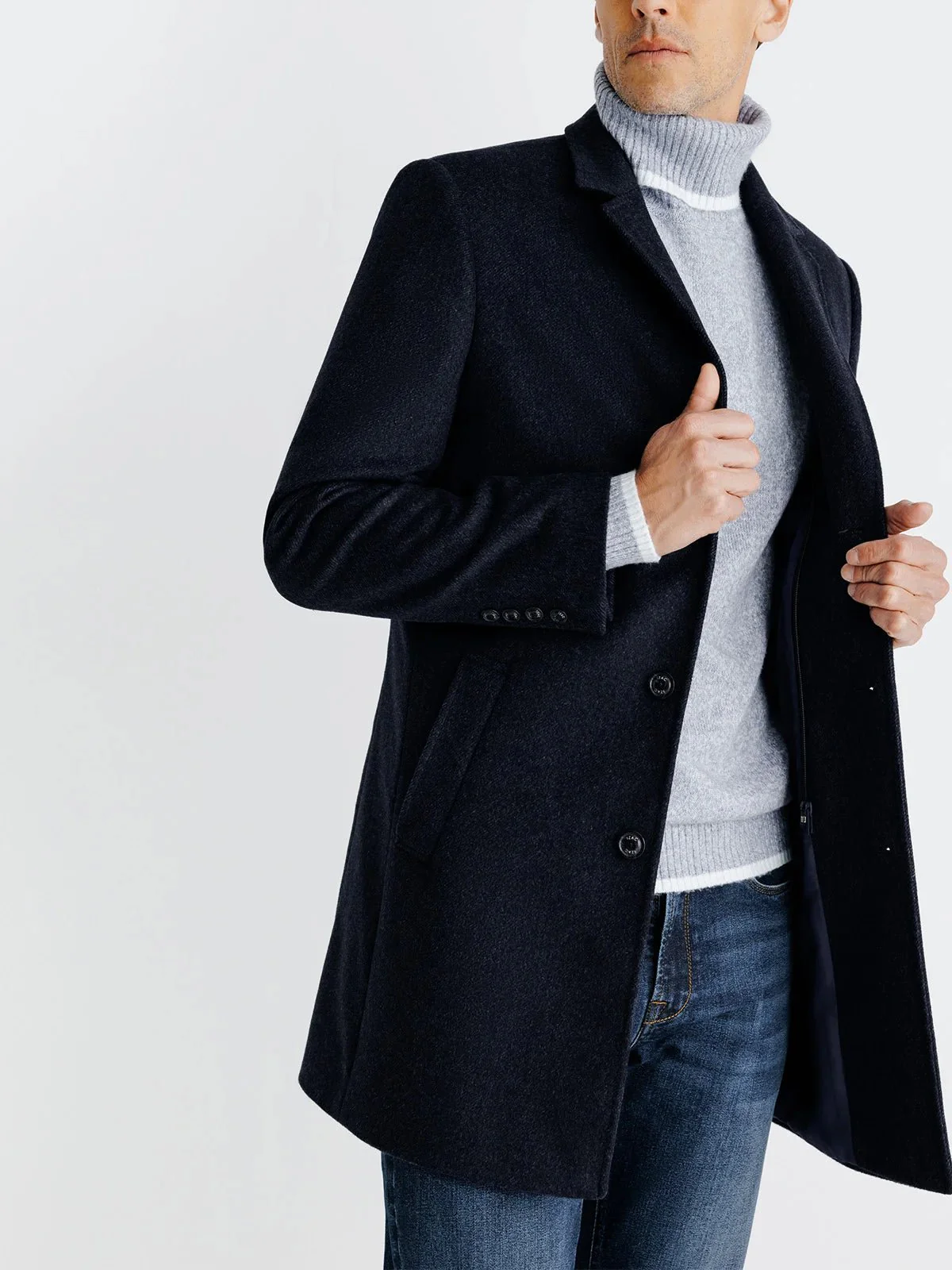 Manteau ville marine - Image 3