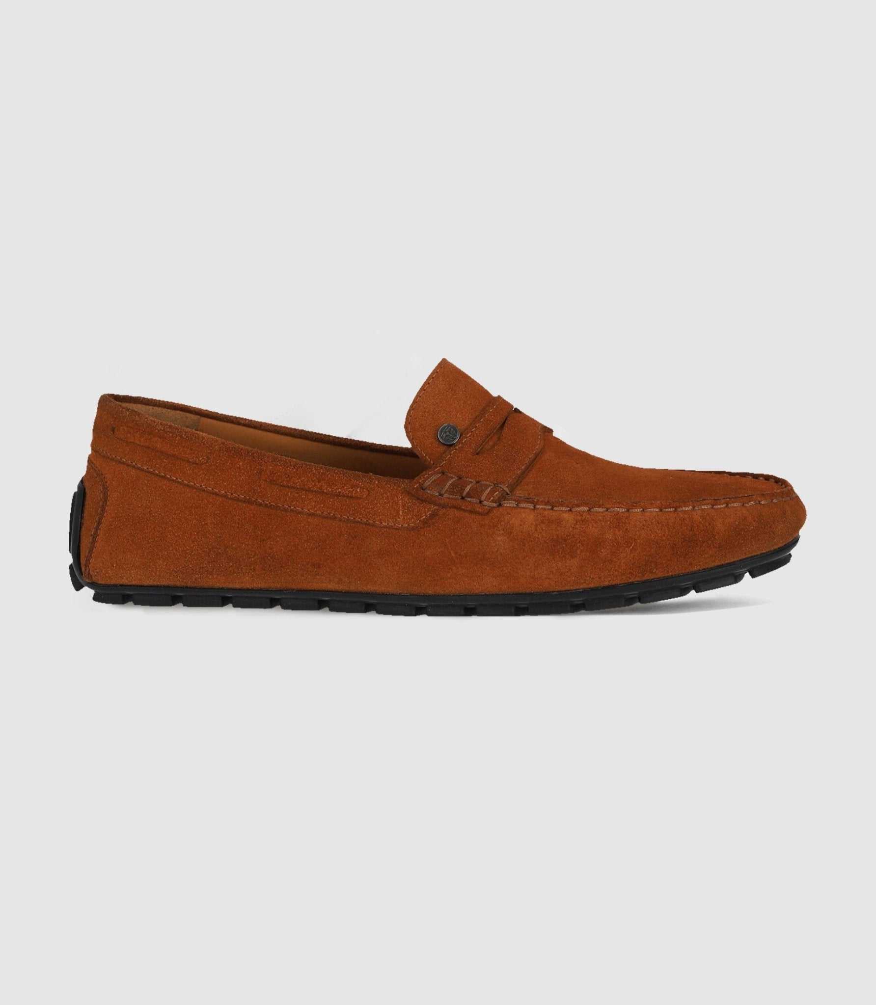 Mocassins en velours camel - Image 2
