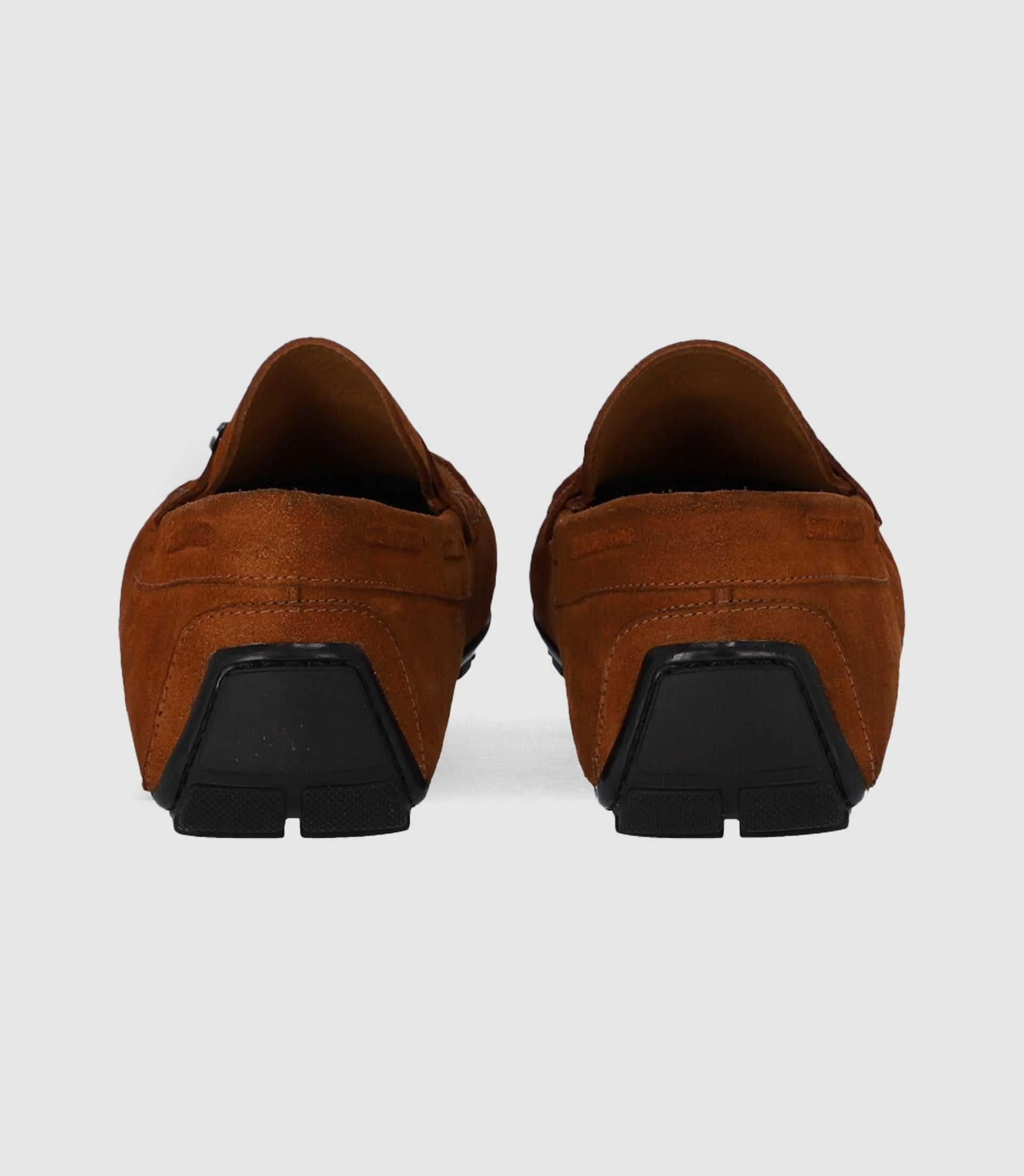 Mocassins en velours camel - Image 3