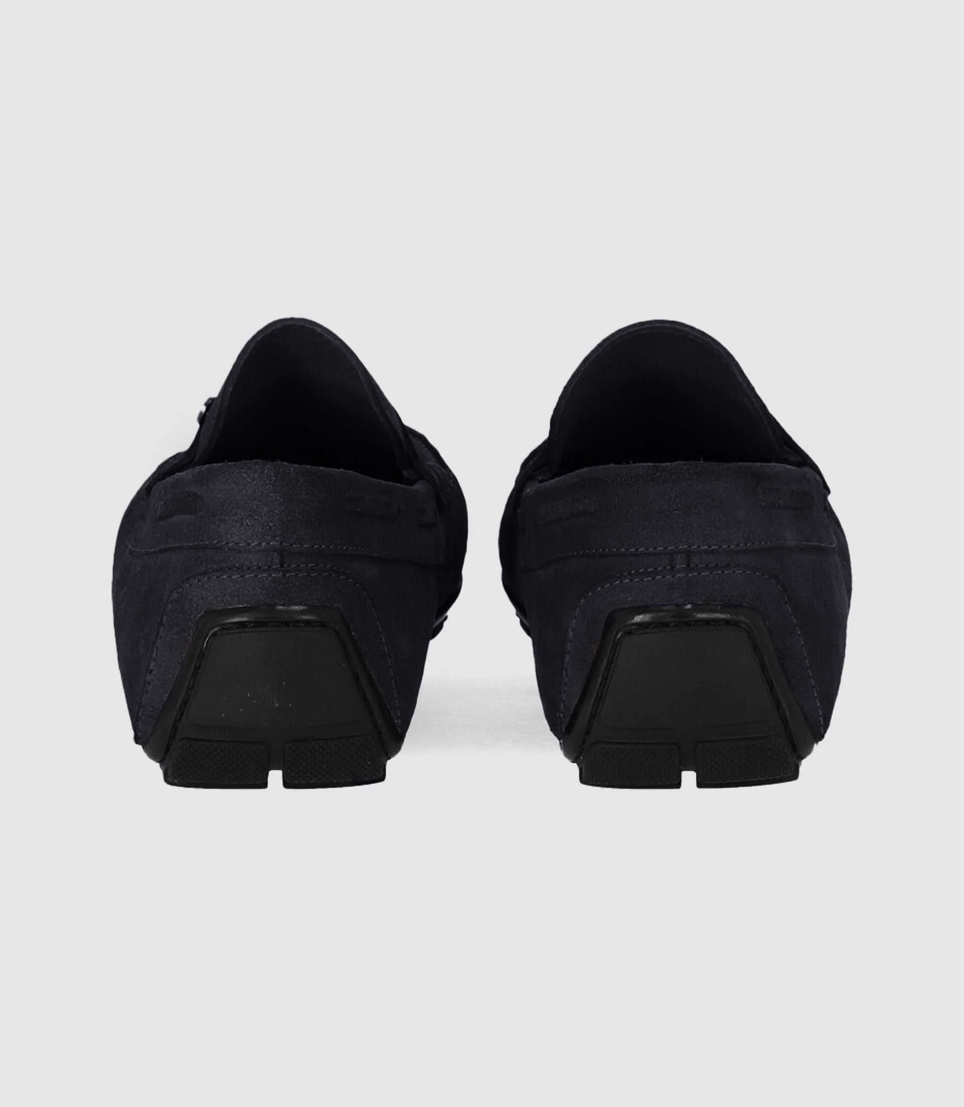 Mocassins en velours marine - Image 4