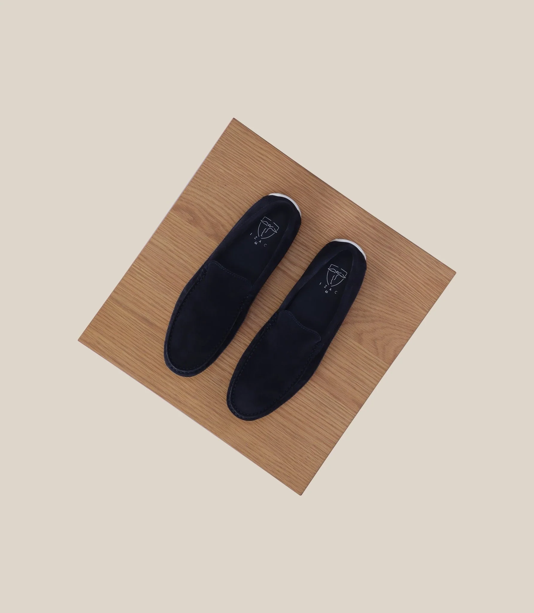 Mocassin en daim marine - Image 4