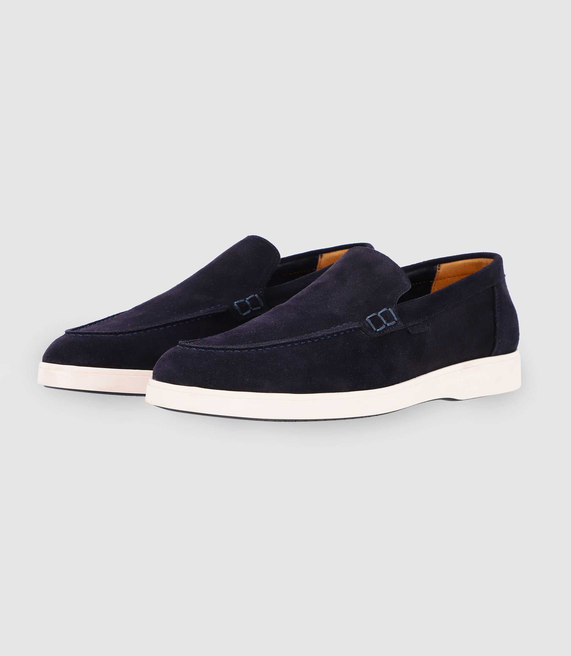 Mocassins en daim marine - Image 3