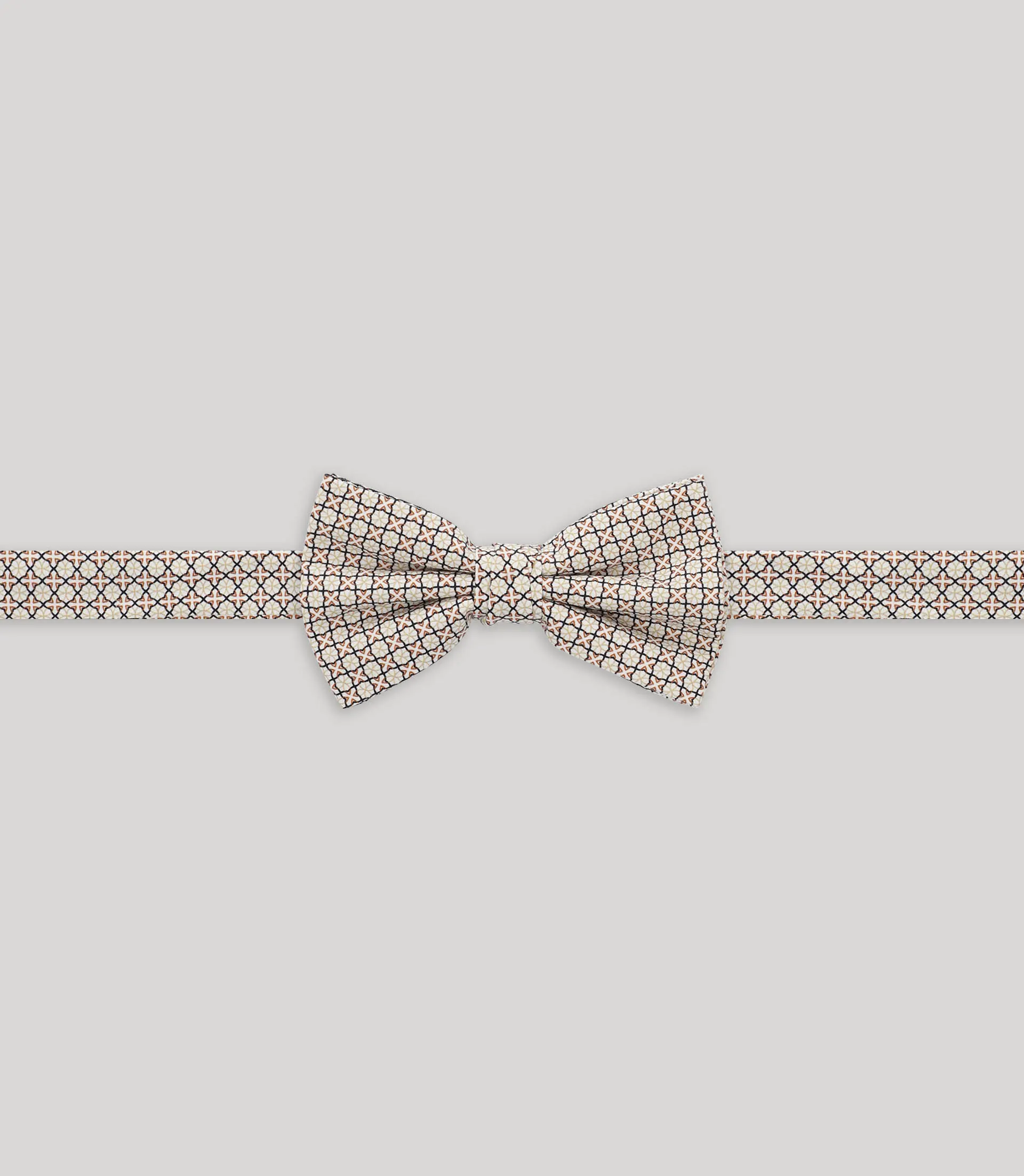 Noeud papillon fantaisie beige