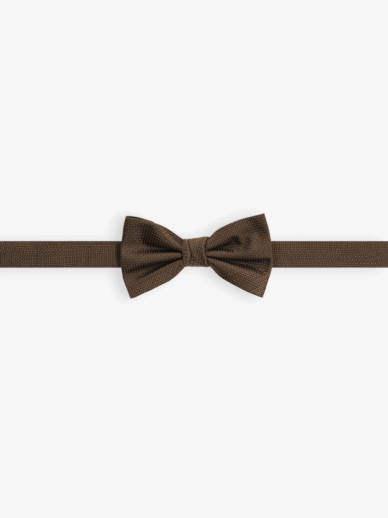 Nœud papillon fantaisie marron